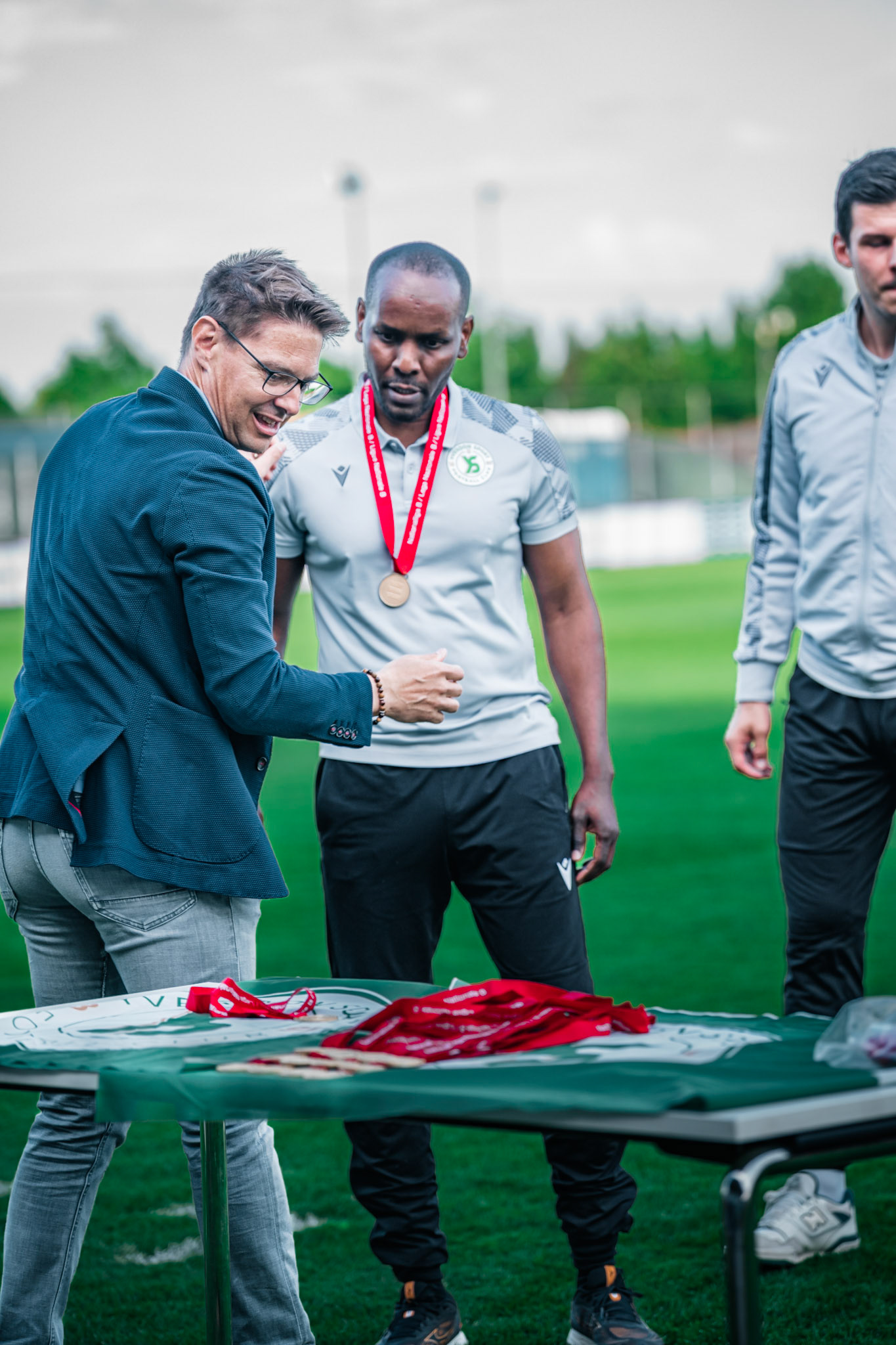 Yverdon Sport FC et FC Rapperswil-Jona au Stade Municipal. (Christian António/LibsVisuals.com)
