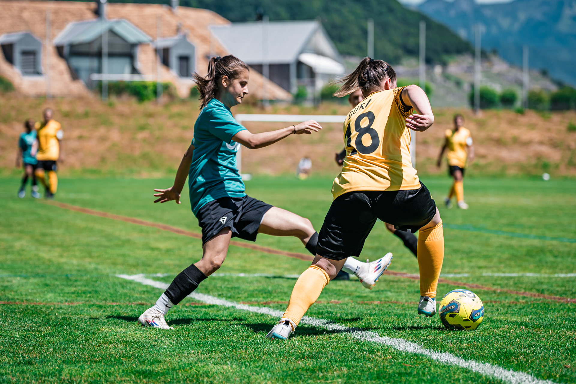FC Aigle - FC Echallens Région I au Stade des Ruvines. (Christian António/LibsVisuals.com)