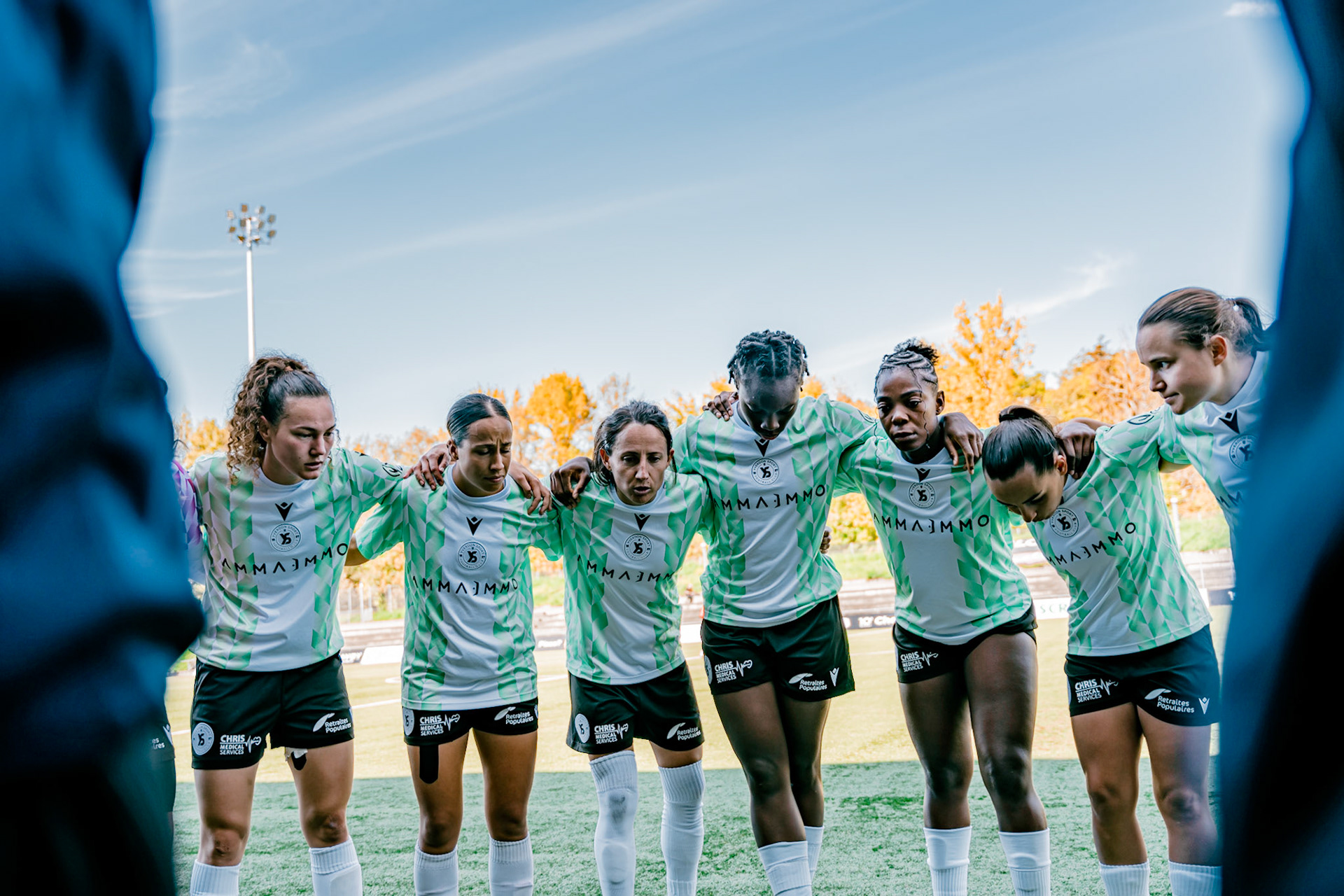 Match de championnat LNB (féminine) opposant l’Etoile Carouge FC à Yverdon Sport FC au Stade de la Fontenette à Carouge. (Christian António/LibsVisuals.com)