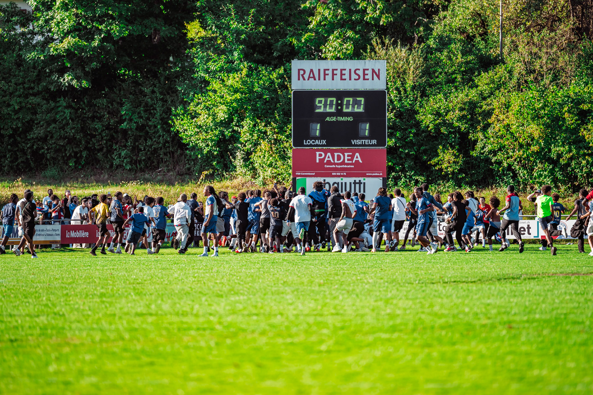 Match amical opposant l’Angola et le Cap-Vert (CanFribourg) au Terrain Communal de Corminboeuf. (Christian António/LibsVisuals.com)