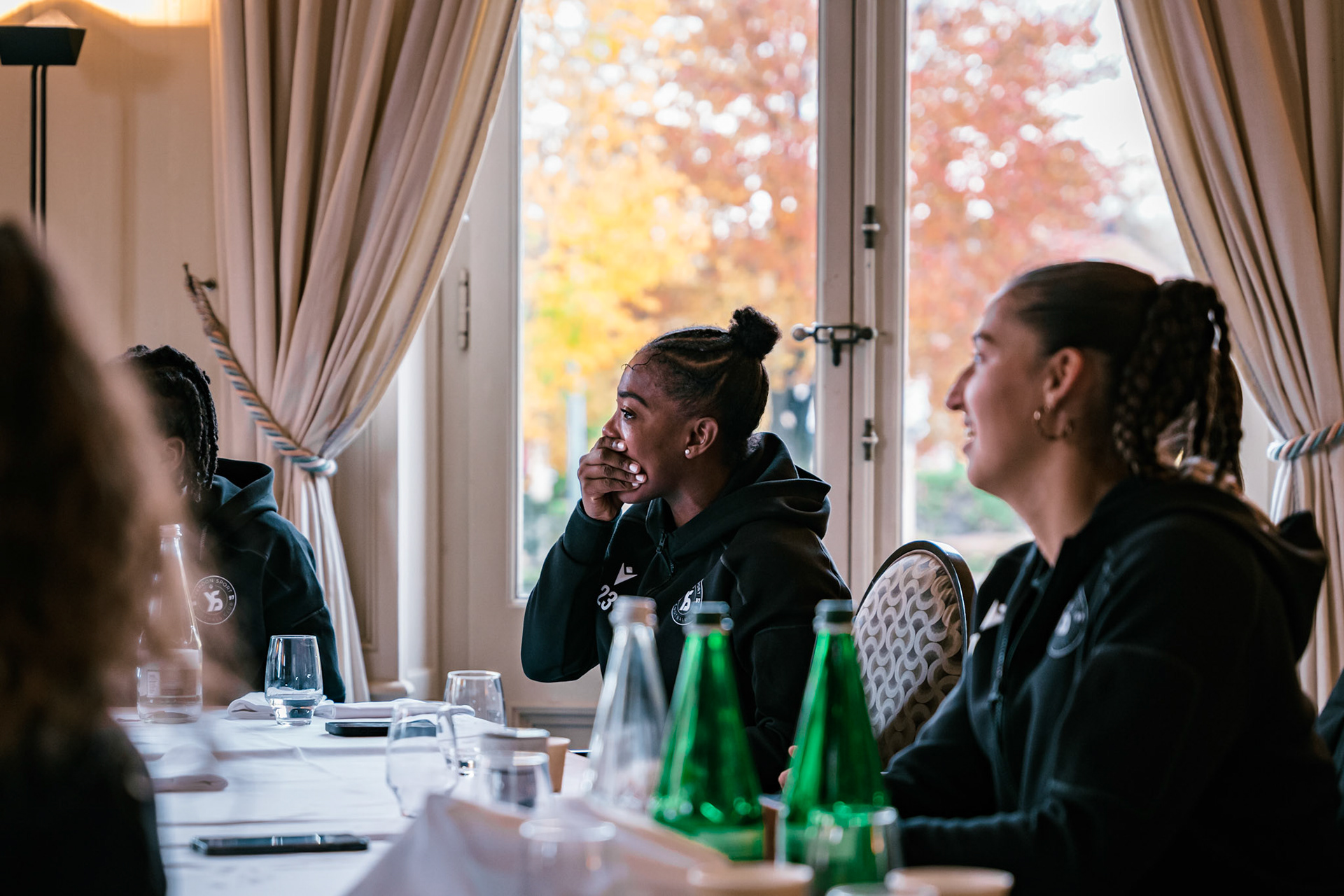 Match de championnat LNB féminine opposant Yverdon Sport FC et le FC Lugano au Stade Municipal, Yverdon-les-Bains. (Christian António / LibsVisuals.com)