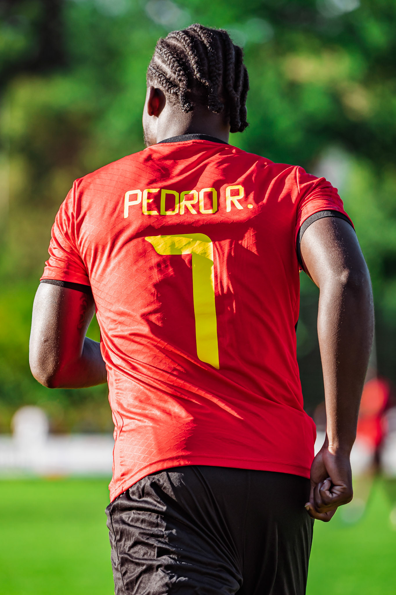 Match amical opposant l’Angola et le Cap-Vert (CanFribourg) au Terrain Communal de Corminboeuf. (Christian António/LibsVisuals.com)
