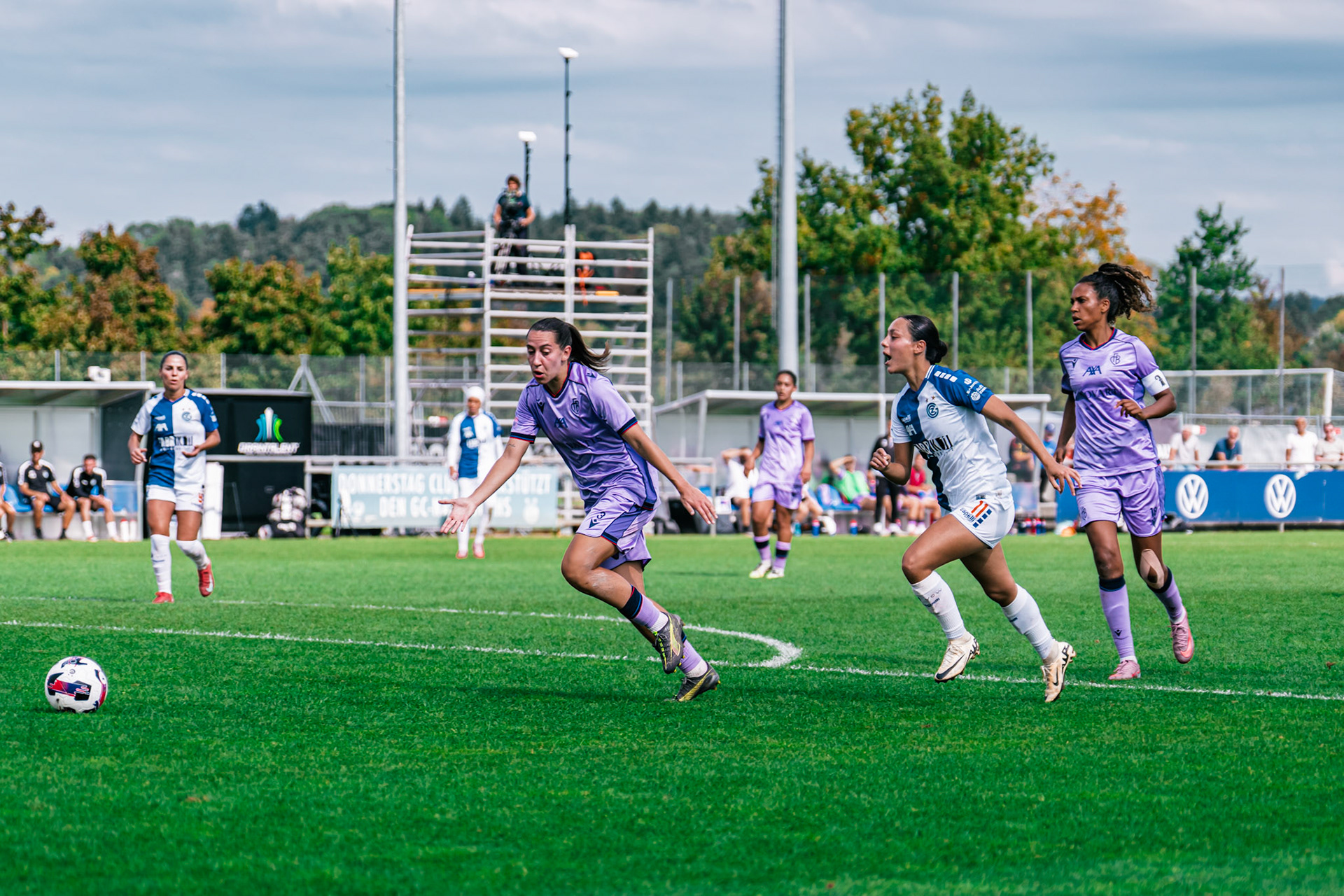 Match de l’AXA Women’s Super League opposant GC Frauenfussball et FC Basel 1893 au GC/Campus, Niederhasli (Platz 1). (Christian António/LibsVisuals.com)