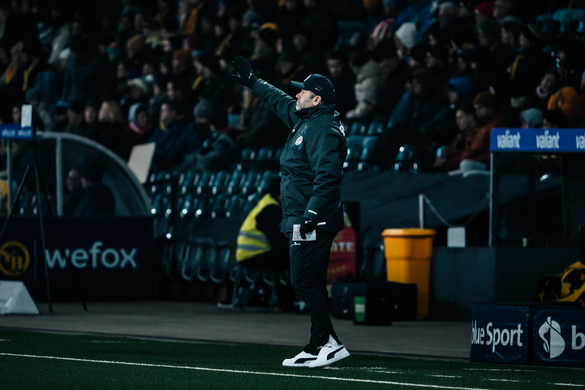 Uli Forte, Entraîneur principal du FC Winterthur lors du match entre BSC Young Boys et FC Winterthur au Stadion Wankdorf. (Christian António/LibsVisuals.com)