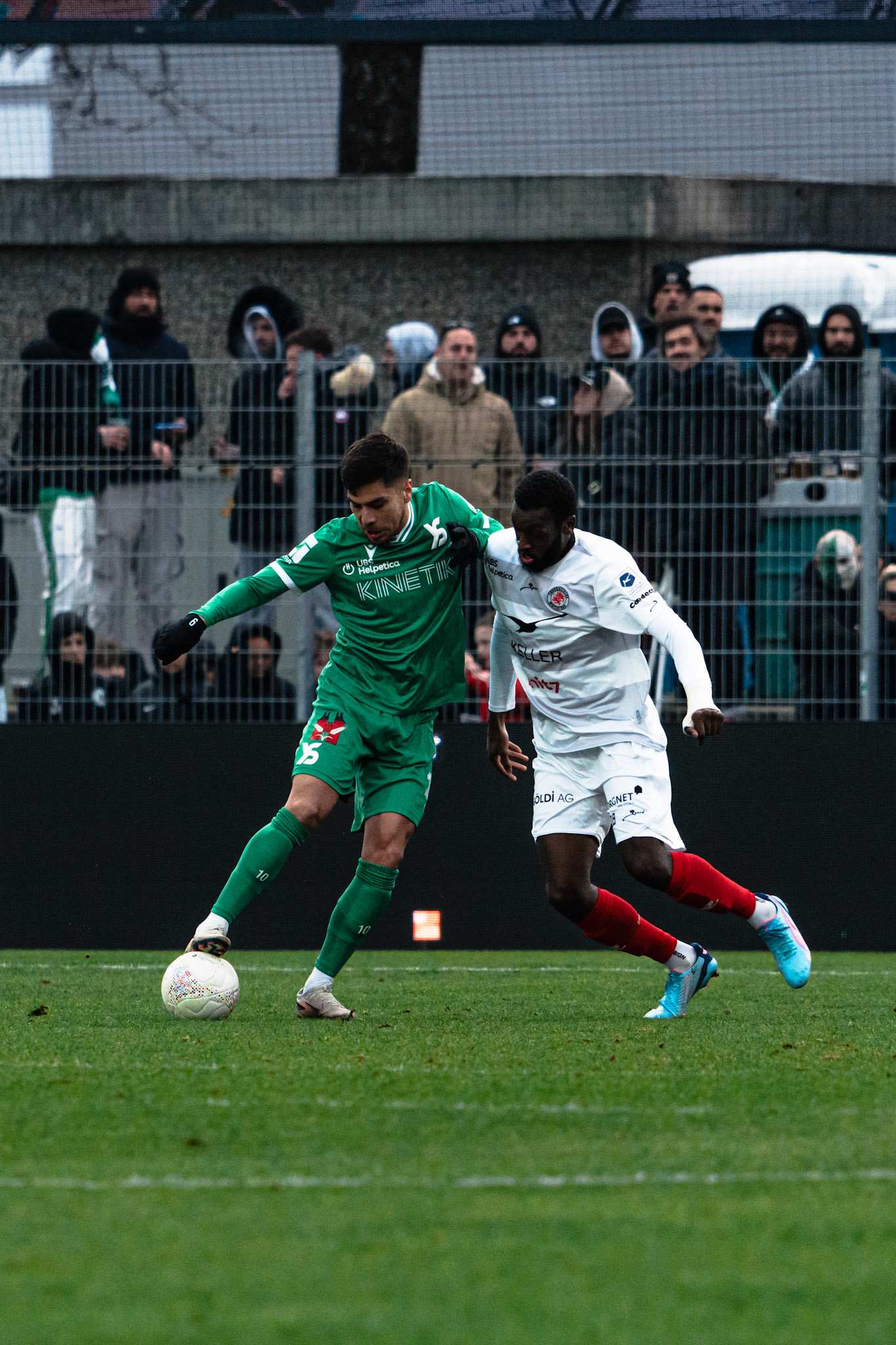Yverdon Sport FC et FC Winterthur au Stade Municipal. (Christian António/LibsVisuals.com)