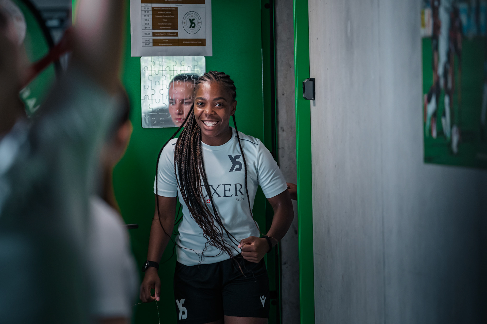 Yverdon Sport FC et FC Rapperswil-Jona au Stade Municipal. (Christian António/LibsVisuals.com)