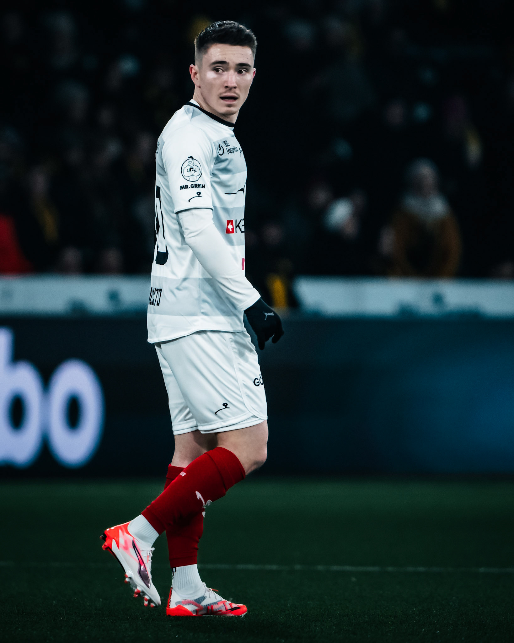 Matteo Di Giusto, Milieu du FC Winterthur lors du match entre BSC Young Boys et FC Winterthur au Stadion Wankdorf. (Christian António/LibsVisuals.com)