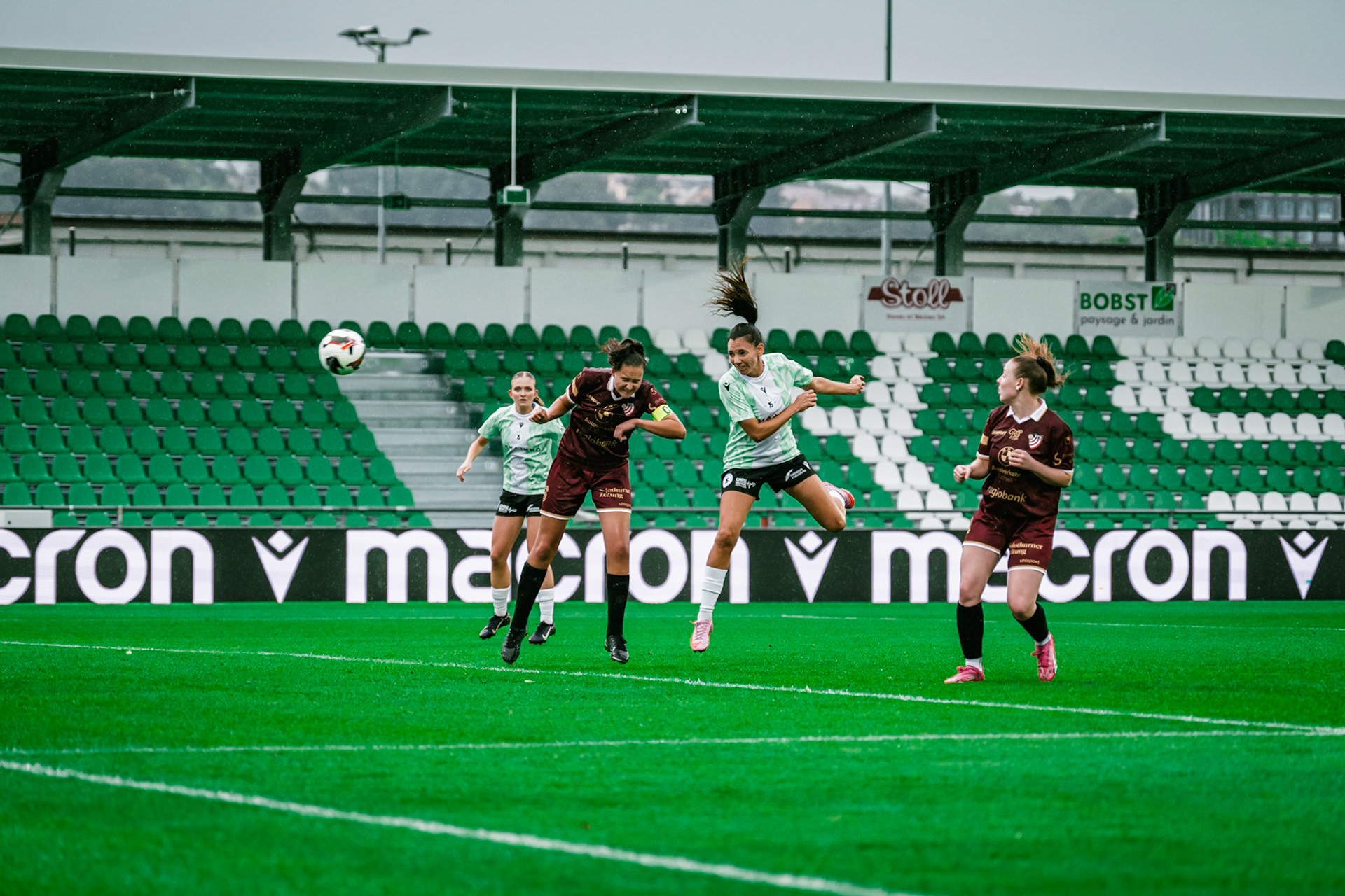 Match championnat LNB féminine opposant Yverdon Sport FC et FC Solothurn Frauen au Stade Municipal. (Christian António/LibsVisuals.com)