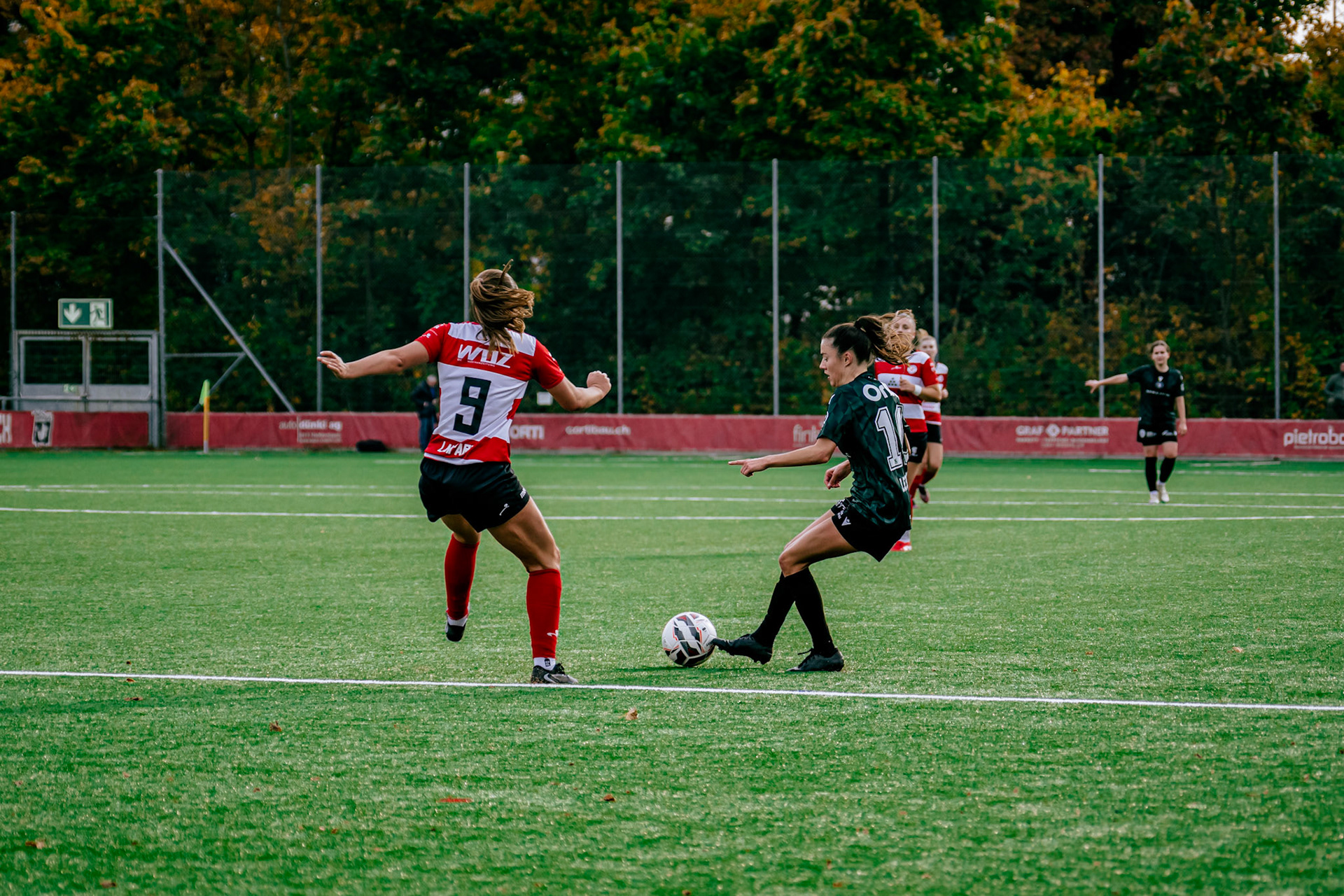 Match de championnat LNB Féminine opposant le FC Winterthur et Yverdon Sport FC au Schützenwiese, Winterthur. (Christian António/LibsVisuals.com)