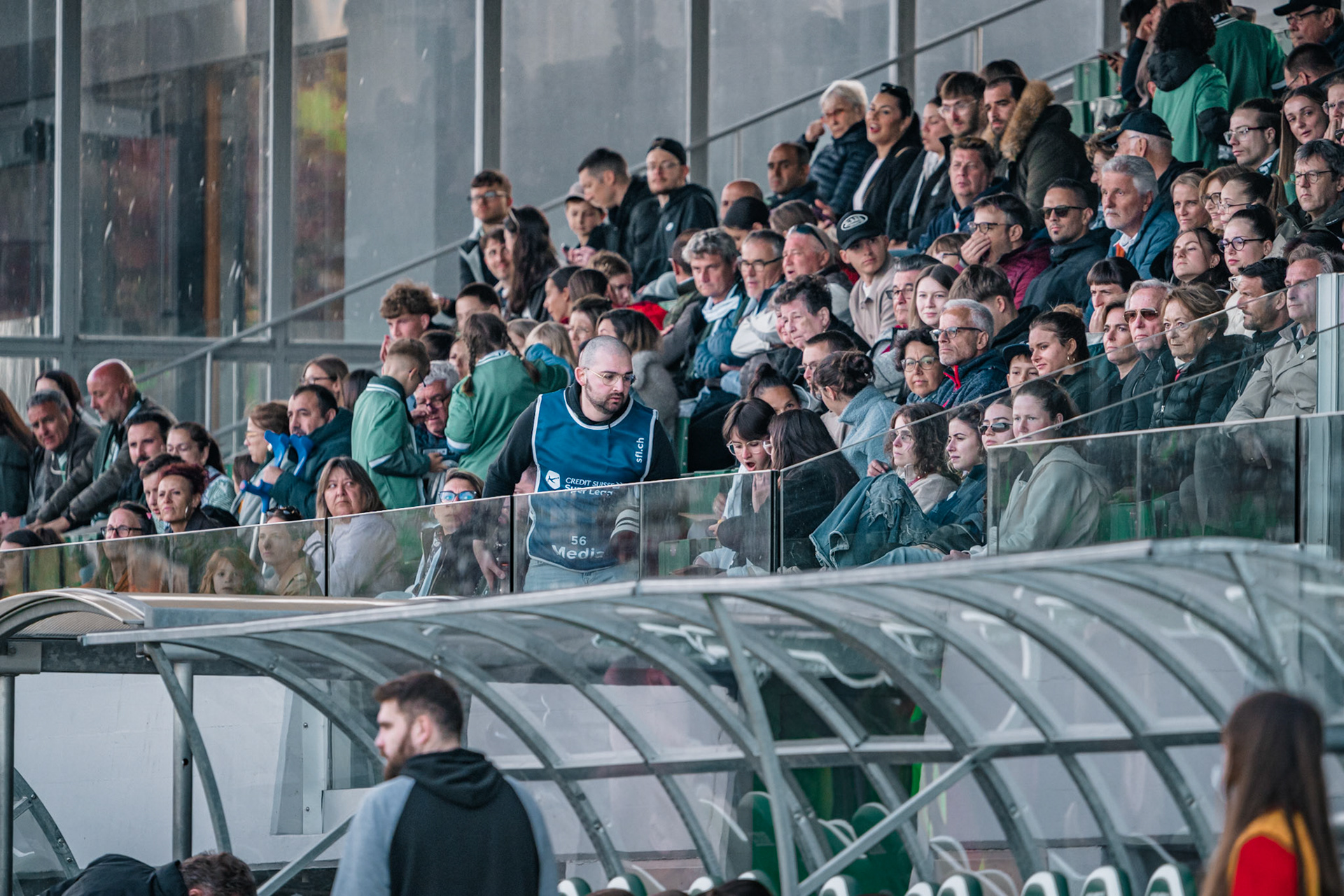 Yverdon Sport FC et Frauenteam Thun Berner-Oberland au Stade Municipal. (Christian António/LibsVisuals.com)
