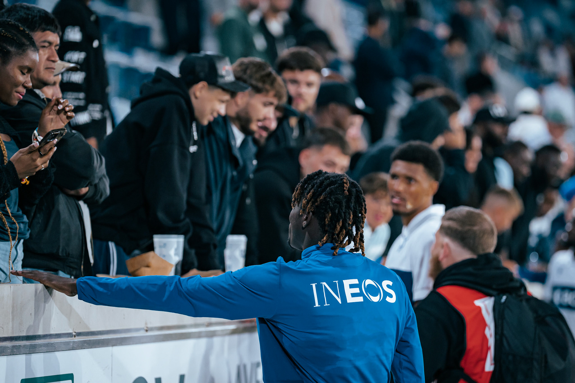 Match aller du tour de barrage de l’UEFA Europa Conference League 2025/26 opposant Lausanne-Sport et le Beşiktaş JK au Stade de la Tuilière. (Christian António/LibsVisuals.com)