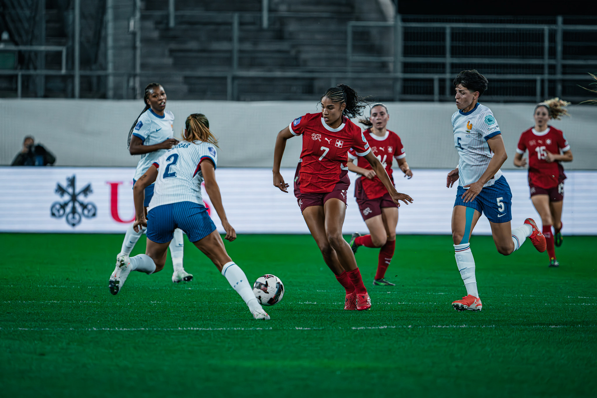 UEFA Women’s Nations League Suisse - France au Kybunpark. (Christian António/LibsVisuals.com)