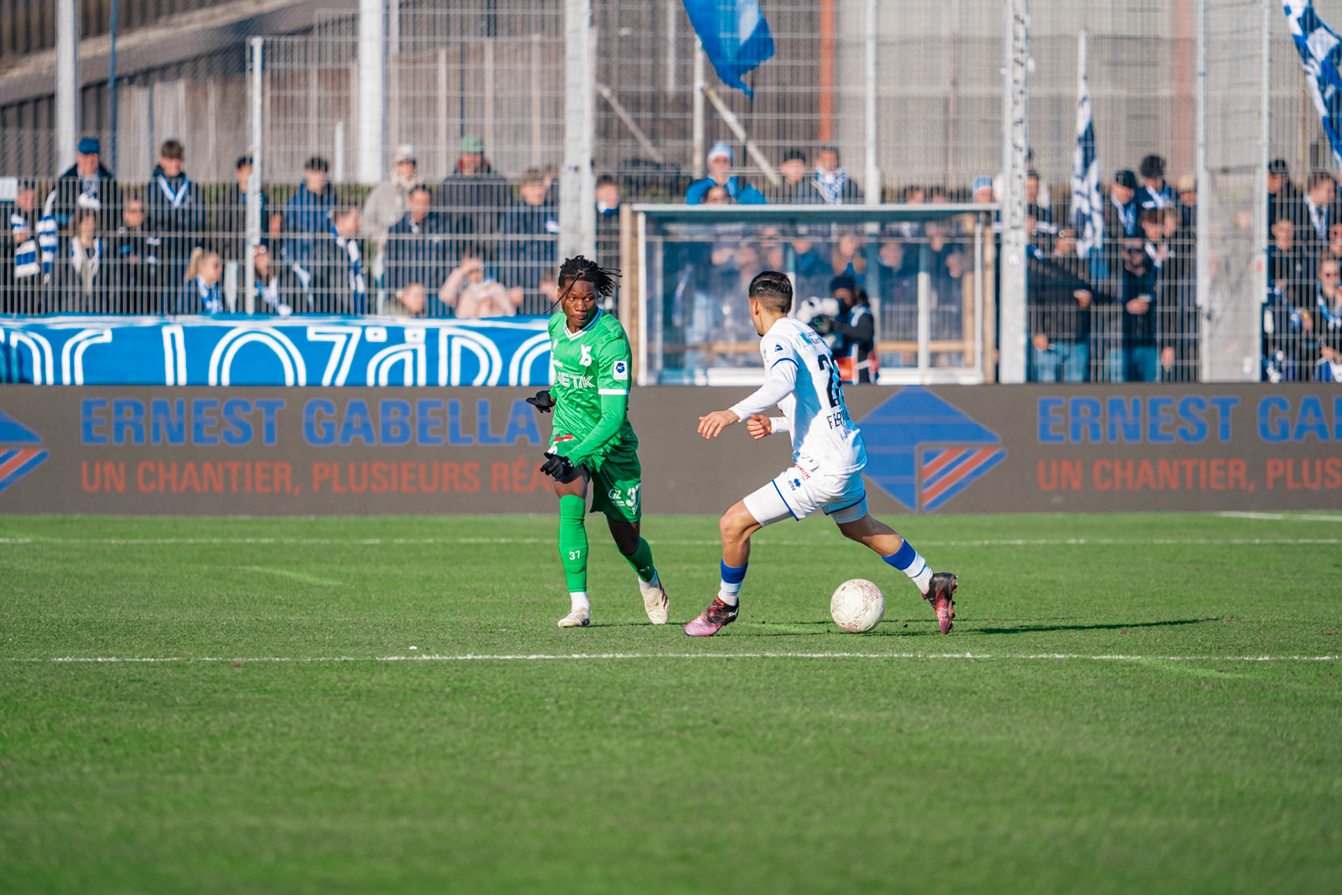 Yverdon Sport FC et FC Luzern au Stade Municipal. (Christian António/LibsVisuals.com)