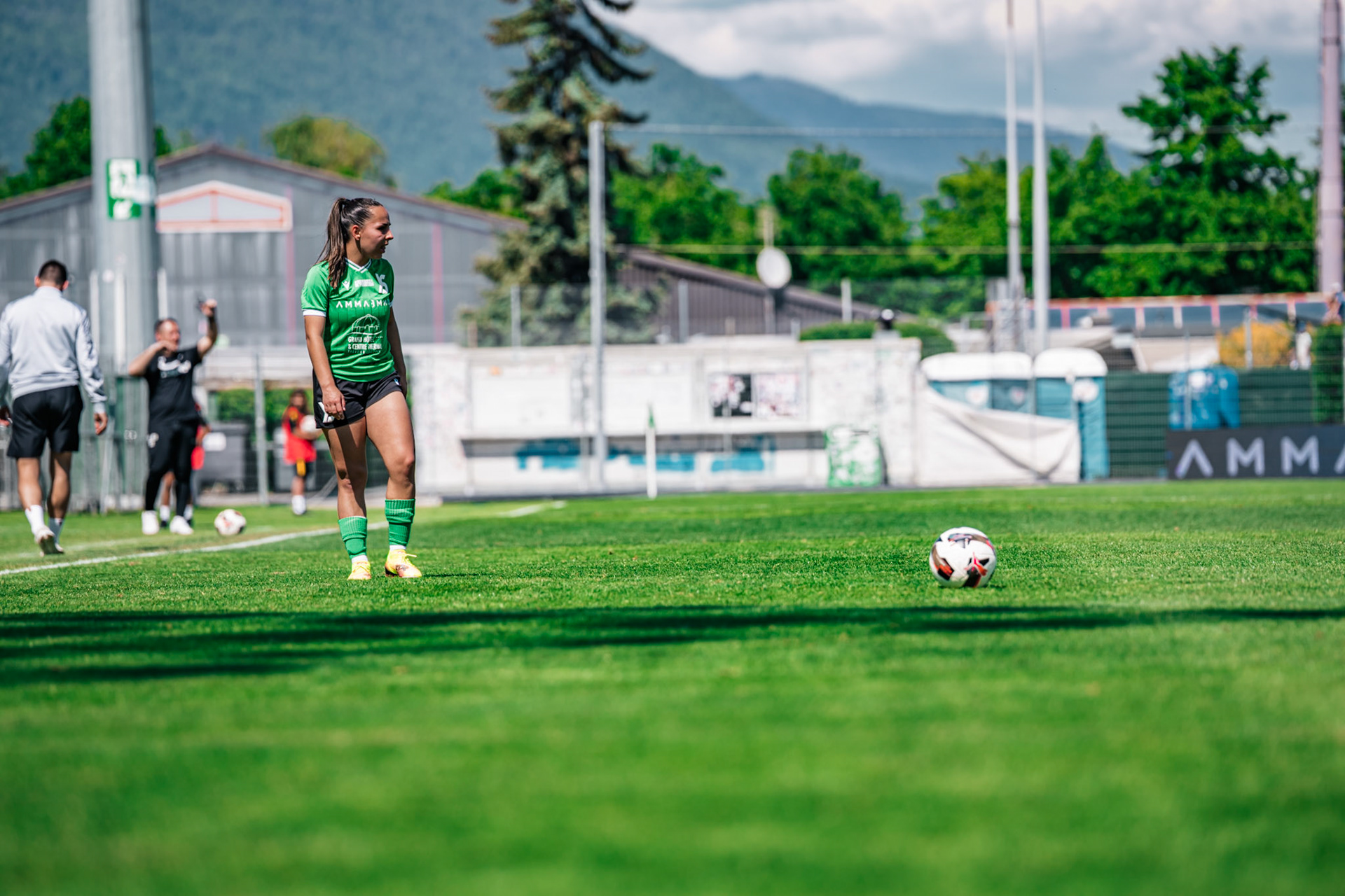 Yverdon Sport FC et FC Schlieren au Stade Municipal. (Christian António/LibsVisuals.com)
