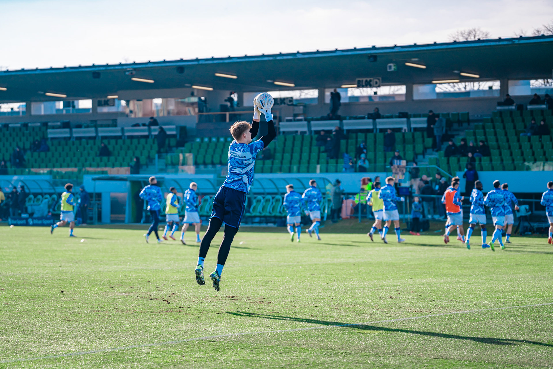 Yverdon Sport FC et FC Luzern au Stade Municipal. (Christian António/LibsVisuals.com)