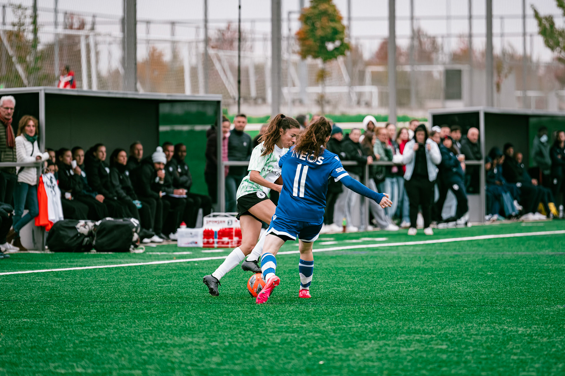 Match AXA Women’s Cup (1/16 de finale) opposant FC Lausanne-Sport et Yverdon Sport FC au Centre sportif de la Tuilière. (Christian António/LibsVisuals.com)