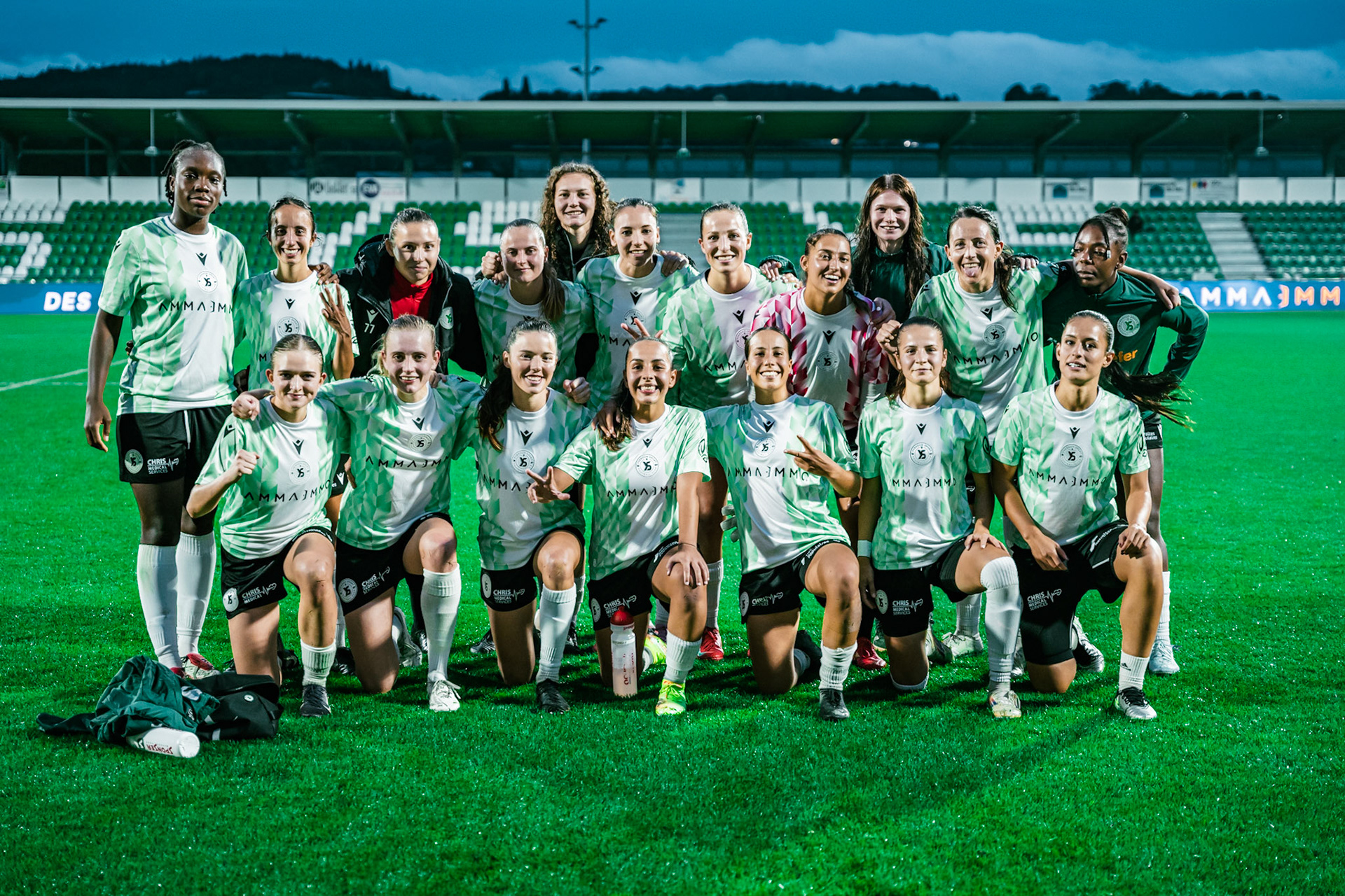 Match championnat LNB féminine opposant Yverdon Sport FC et FC Solothurn Frauen au Stade Municipal. (Christian António/LibsVisuals.com)
