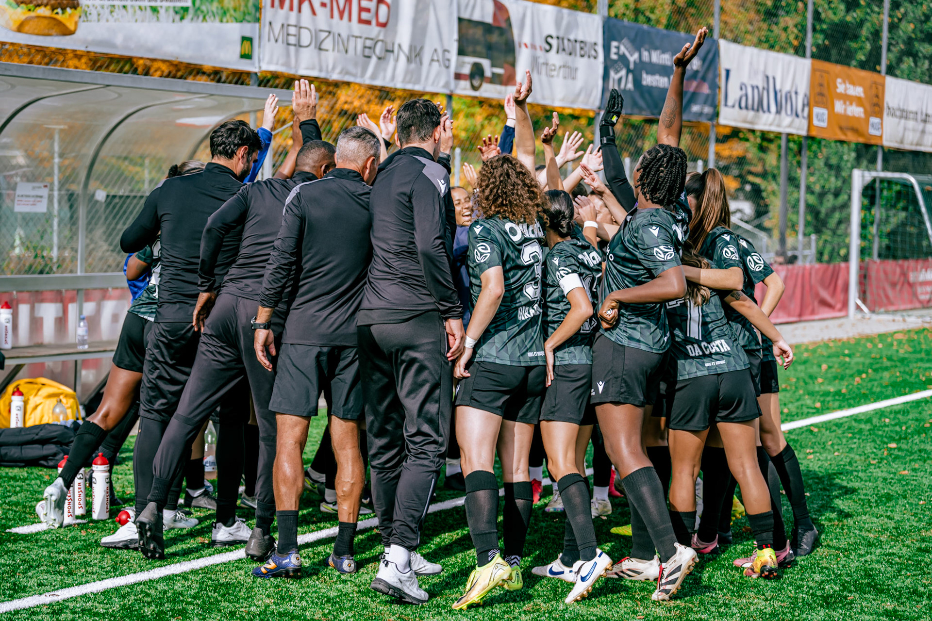 Match de championnat LNB Féminine opposant le FC Winterthur et Yverdon Sport FC au Schützenwiese, Winterthur. (Christian António/LibsVisuals.com)
