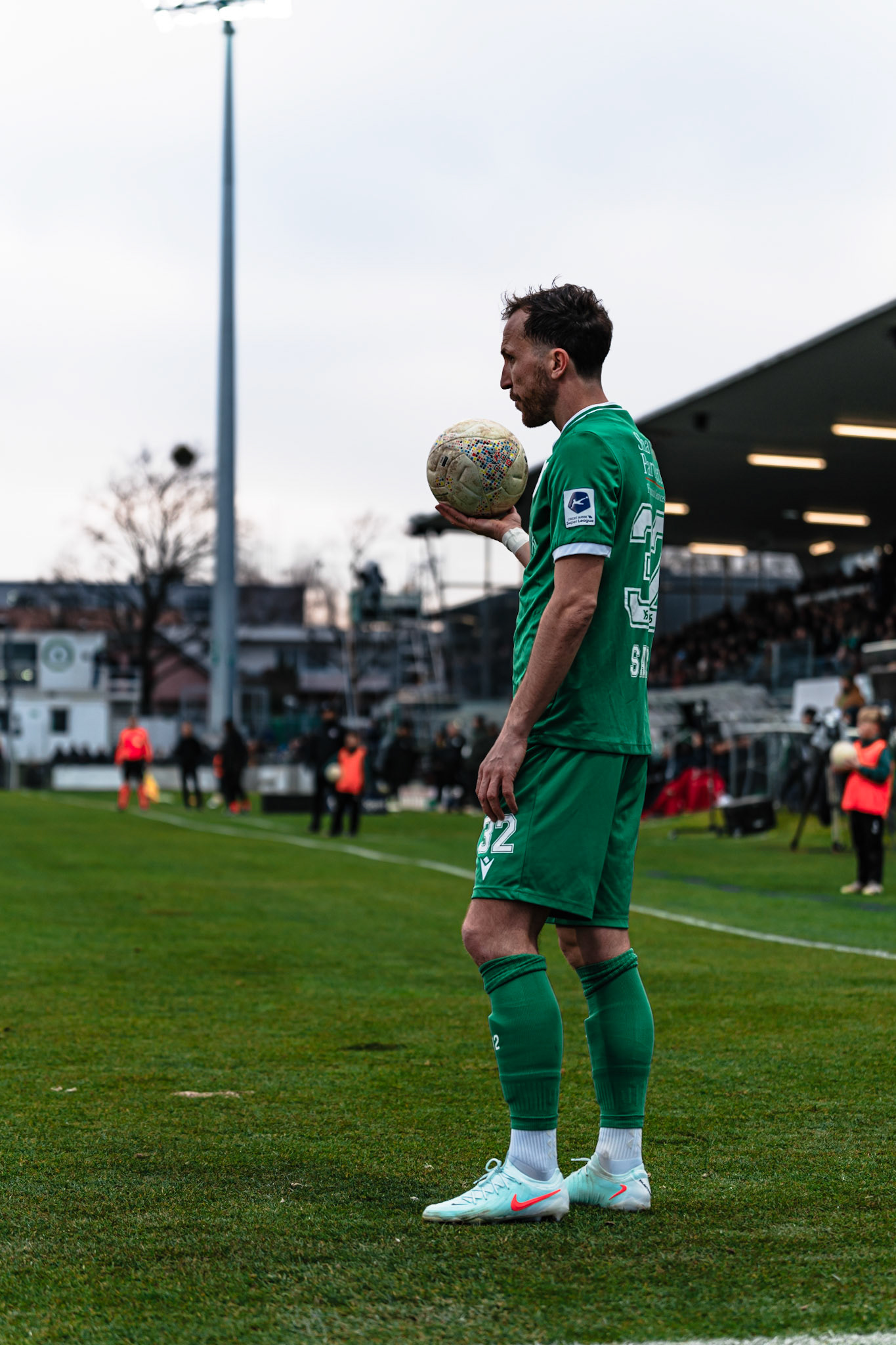 Yverdon Sport FC et FC Winterthur au Stade Municipal. (Christian António/LibsVisuals.com)
