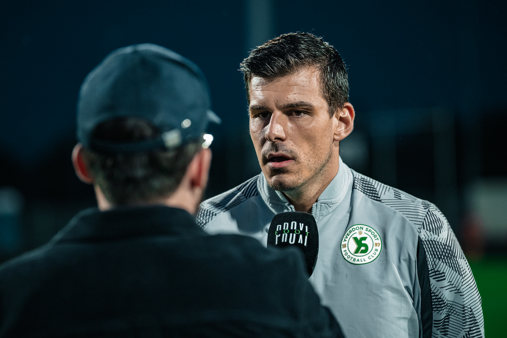 Yverdon Sport FC et FC Rapperswil-Jona au Stade Municipal. (Christian António/LibsVisuals.com)