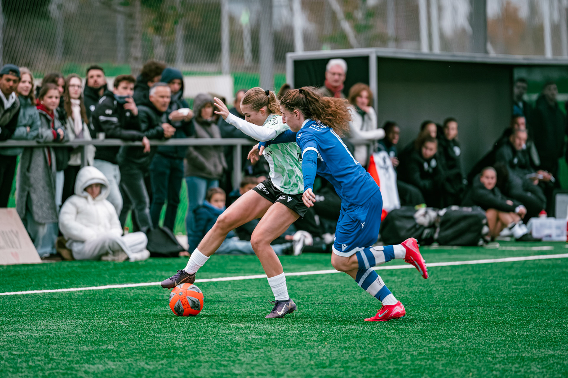 Match AXA Women’s Cup (1/16 de finale) opposant FC Lausanne-Sport et Yverdon Sport FC au Centre sportif de la Tuilière. (Christian António/LibsVisuals.com)