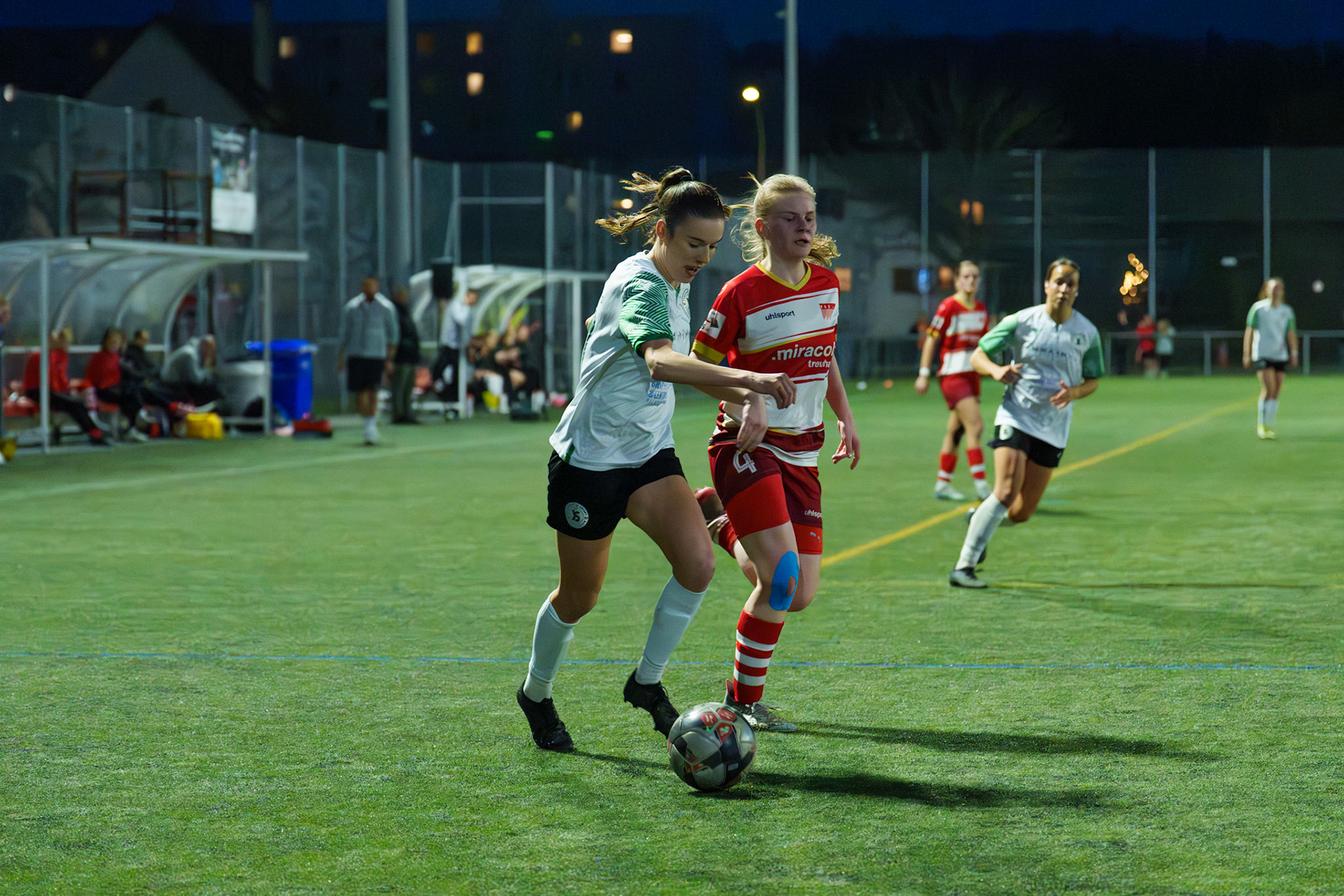 FC Solothurn Frauen et Yverdon Sport FC au Stadion FC Solothurn. (Christian António/LibsVisuals.com)
