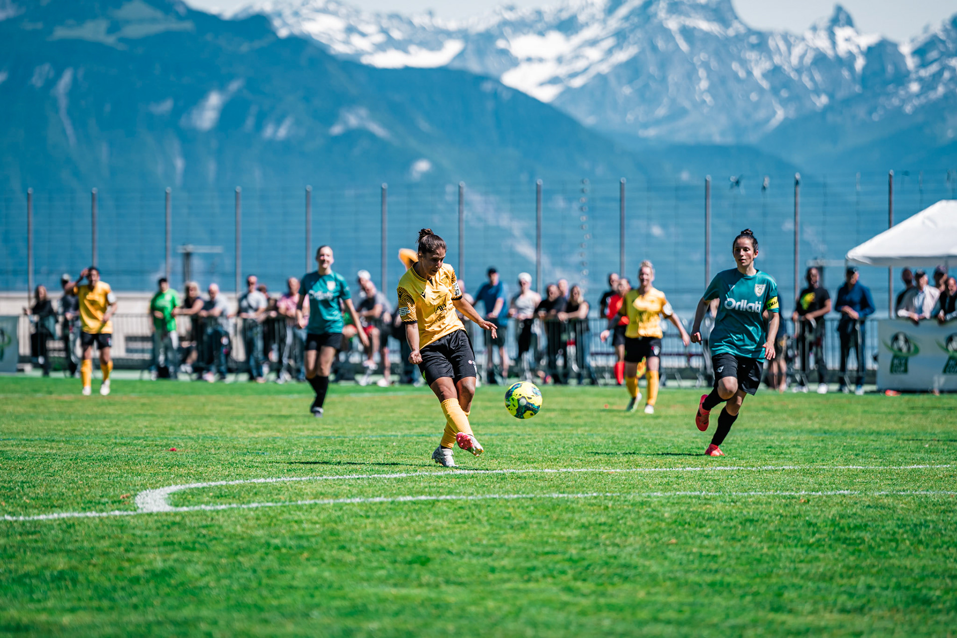 FC Aigle - FC Echallens Région I au Stade des Ruvines. (Christian António/LibsVisuals.com)
