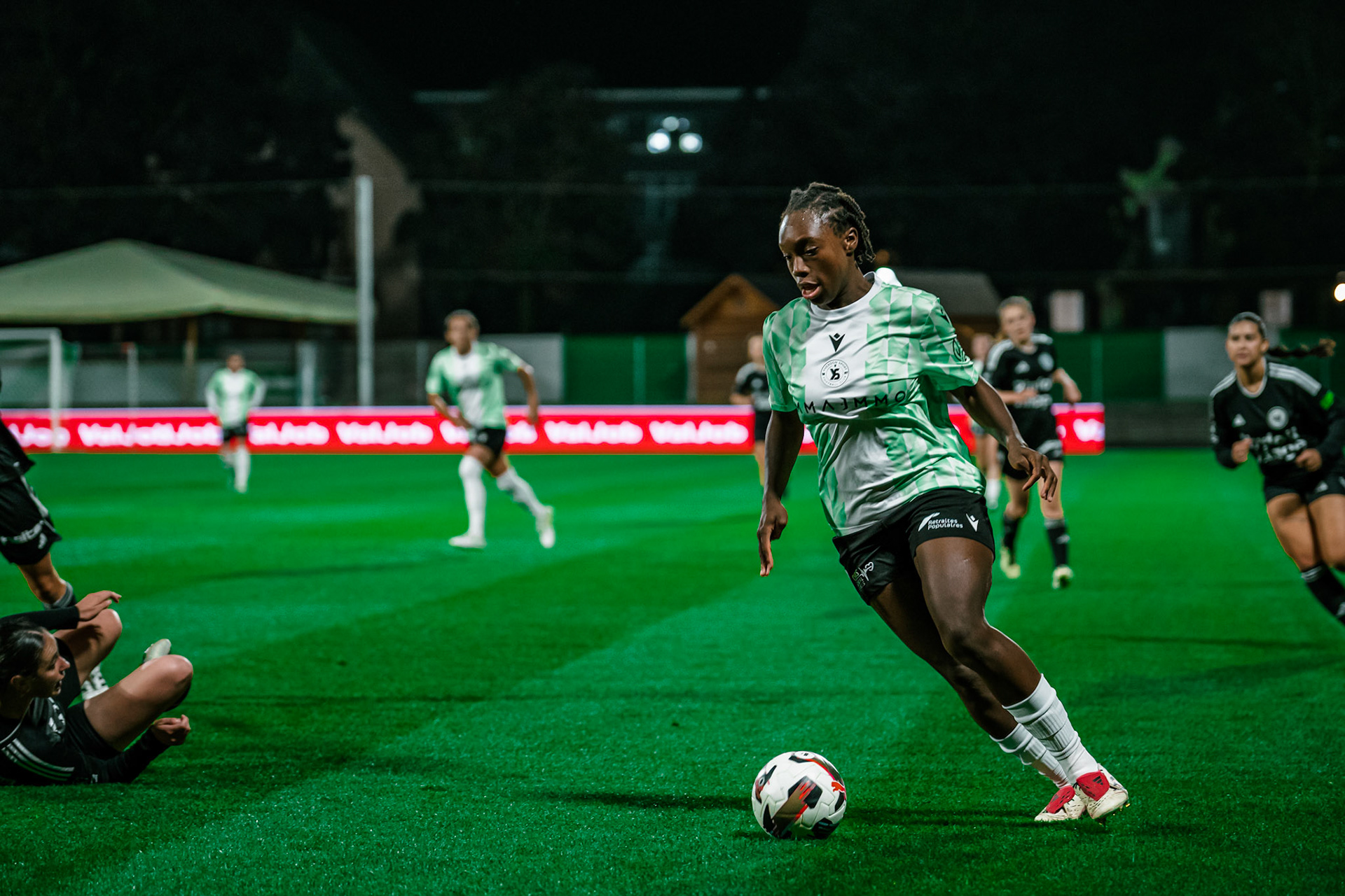 Match de championnat LNB (féminine) opposant Yverdon Sport FC et FC Wil 1900 au Stade Municipal, Yverdon. (Christian António/LibsVisuals.com)