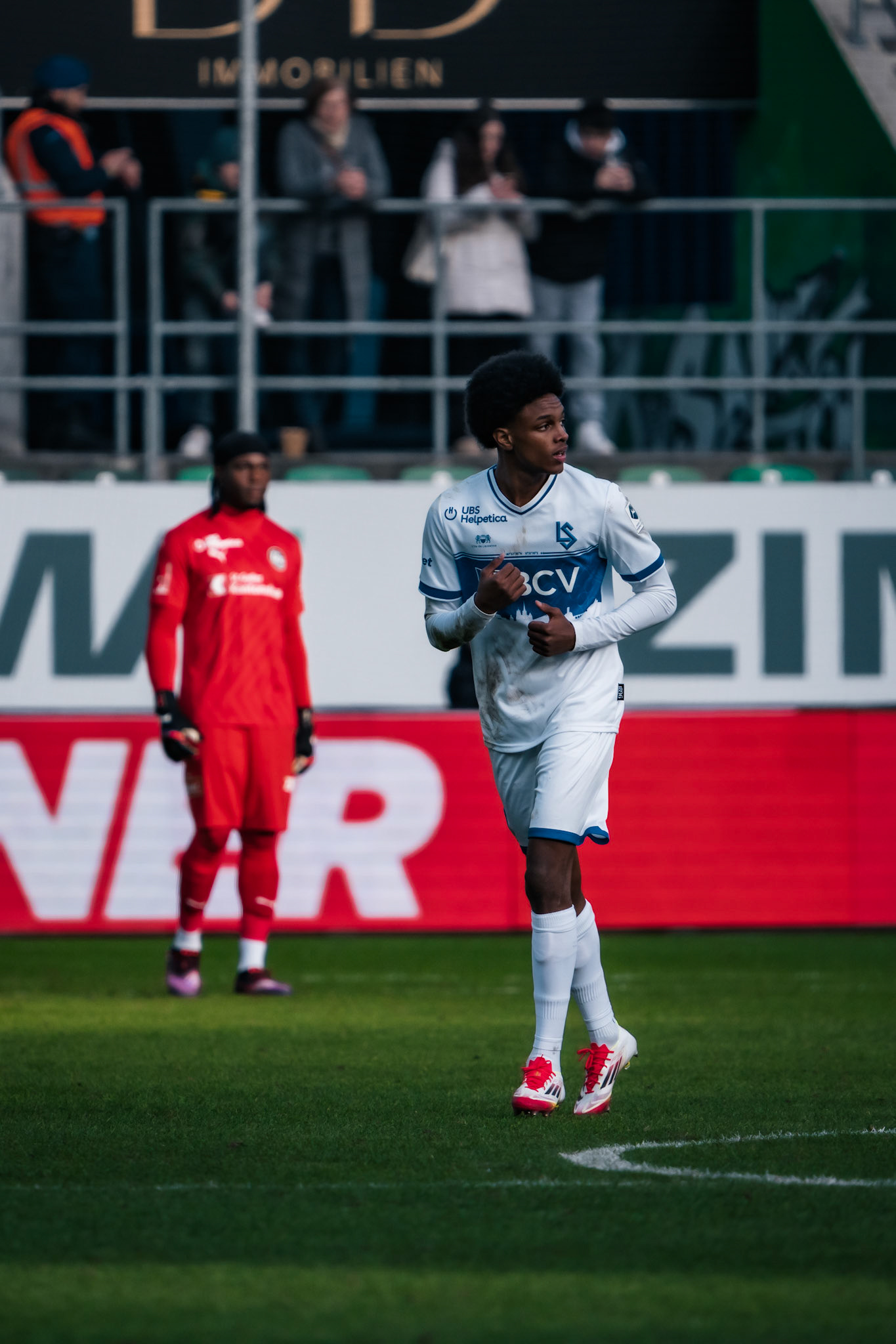 FC Saint-Gall 1879 et Lausanne-Sport FC au Kybunpark. (Christian António/LibsVisuals.com)