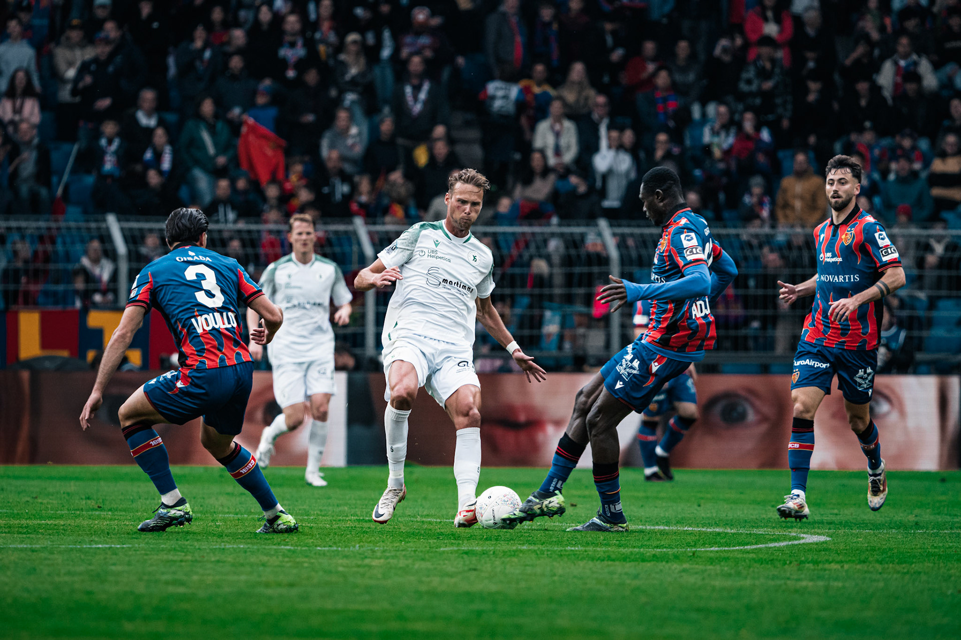 FC Basel 1893 et Yverdon Sport FC au St. Jakob-Park. (Christian António/LibsVisuals.com)