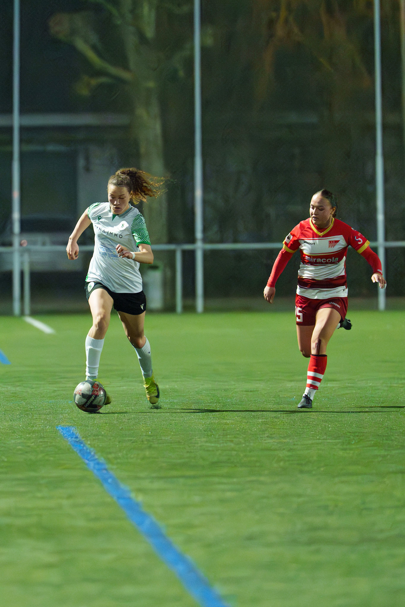 FC Solothurn Frauen et Yverdon Sport FC au Stadion FC Solothurn. (Christian António/LibsVisuals.com)