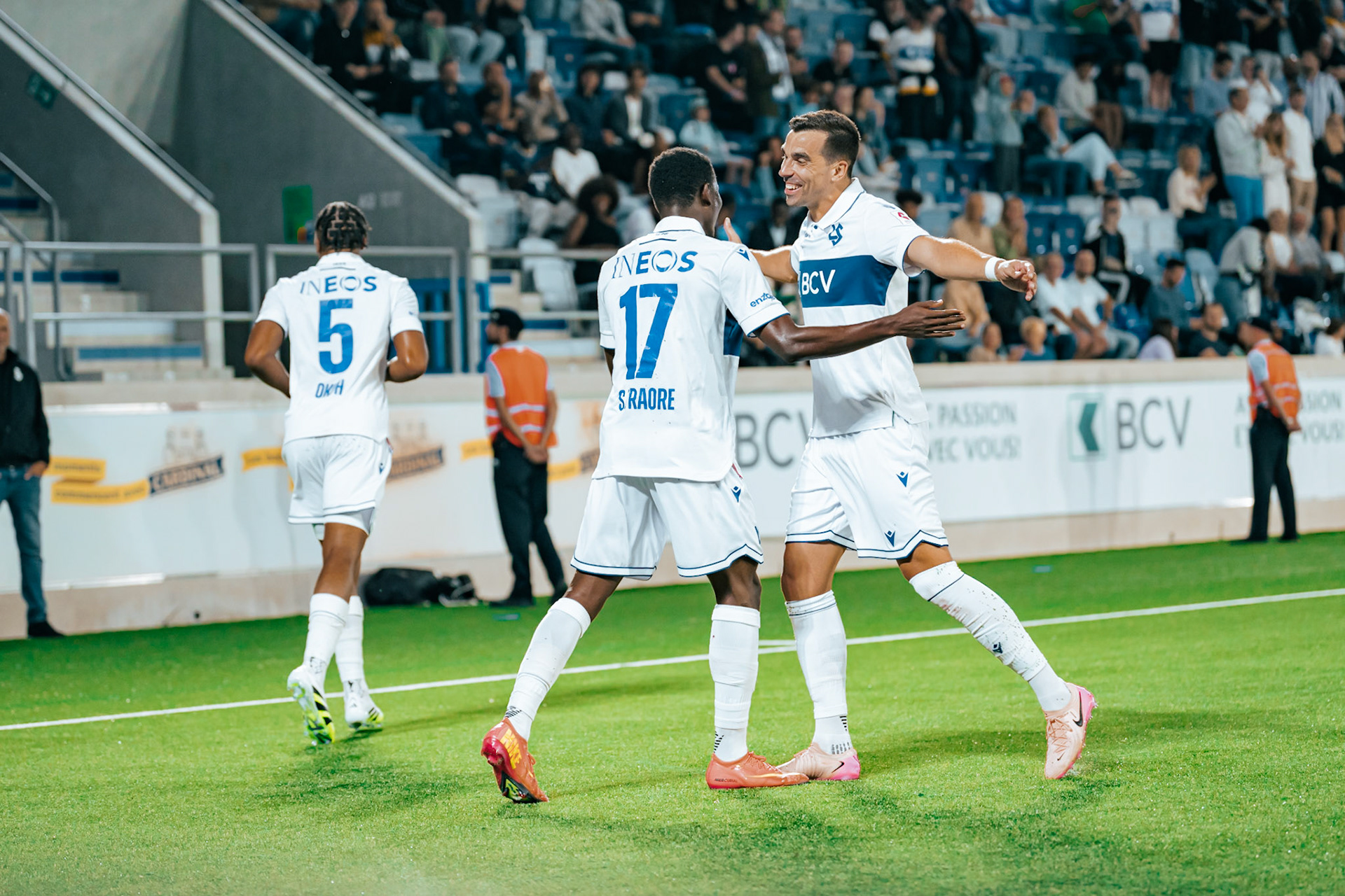 Lausanne-Sport - Vardar Skopje au Stade de la Tuilière. (Christian António/LibsVisuals.com)