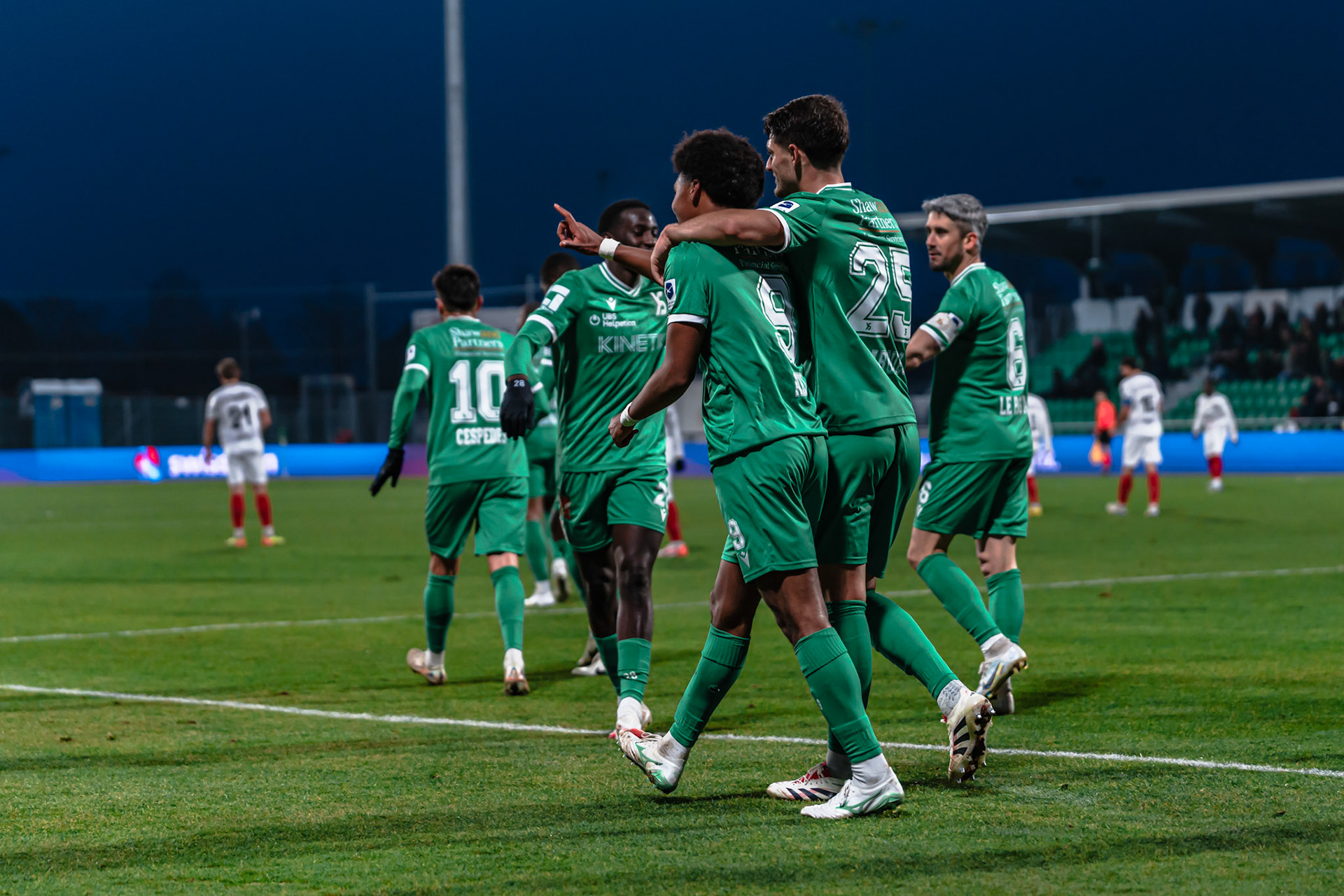 Yverdon Sport FC et FC Winterthur au Stade Municipal. (Christian António/LibsVisuals.com)