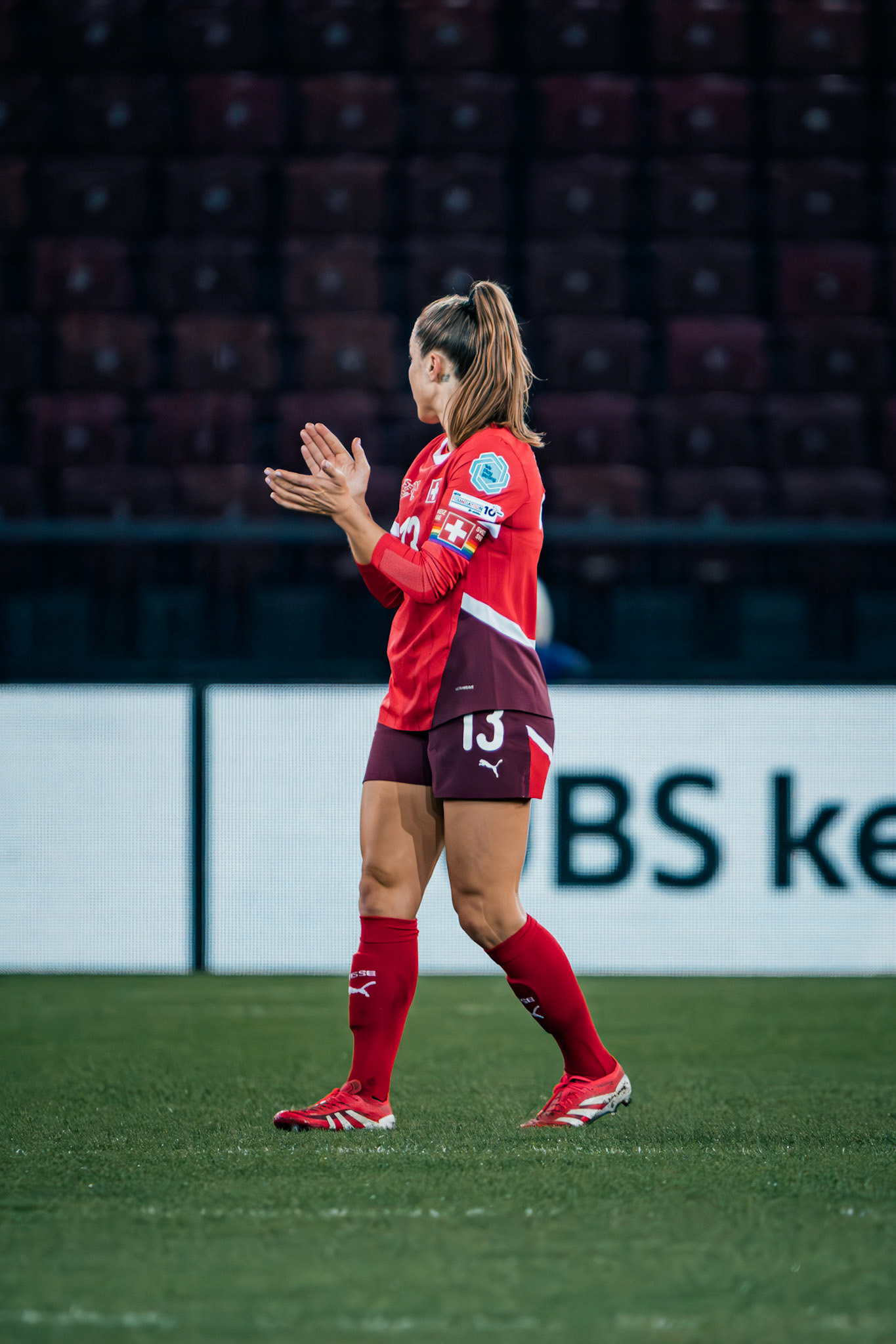 UEFA Women's Nations League Suisse - Islande au Stadion Letzigrund. (Christian António/LibsVisuals.com)