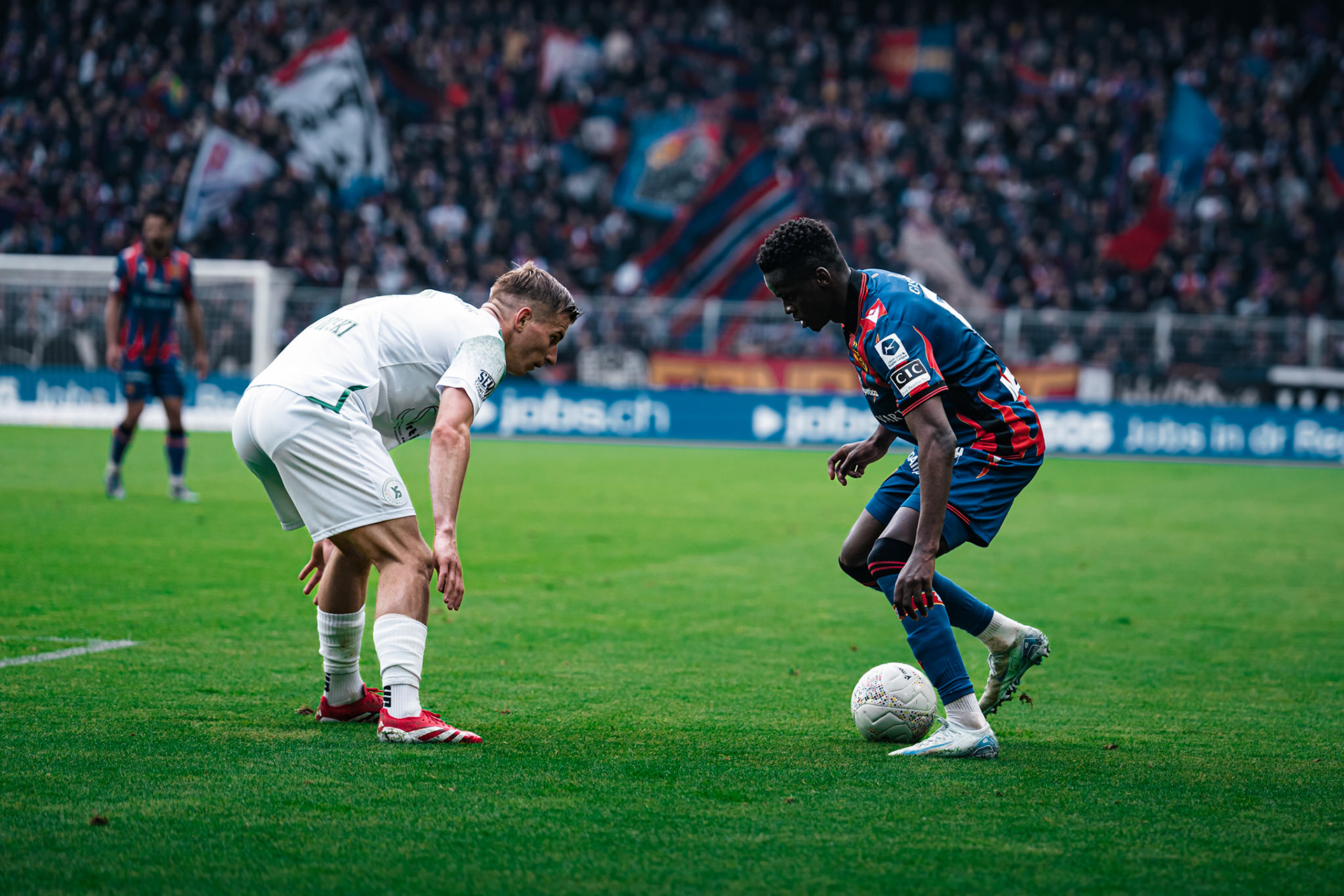 FC Basel 1893 et Yverdon Sport FC au St. Jakob-Park. (Christian António/LibsVisuals.com)