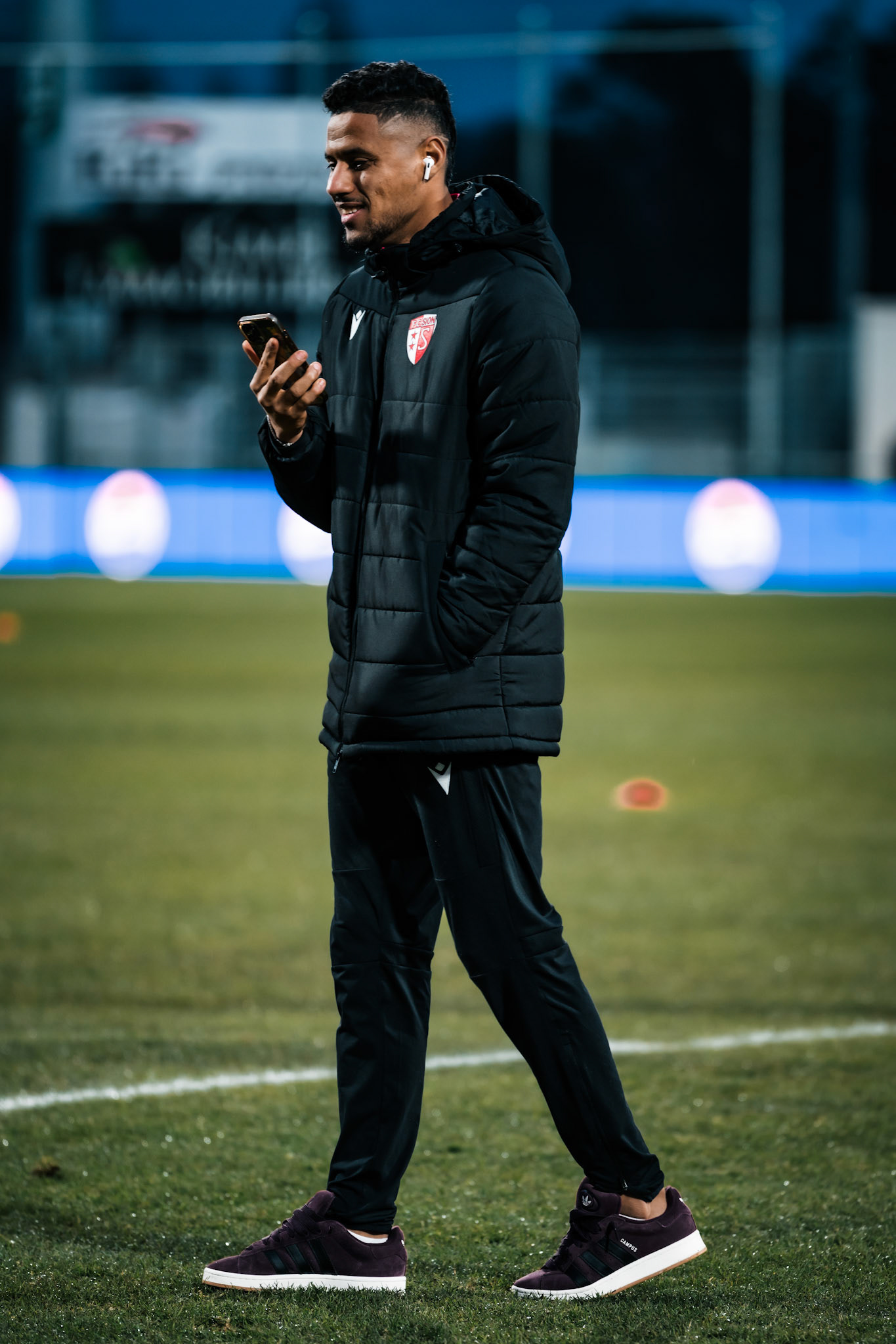Mohcine Bouriga, Attaquant du FC Sion lors du match entre Yverdon Sport FC et FC Sion au Stade Municipal (Yverdon-Sport FC). (Christian António/LibsVisuals.com)