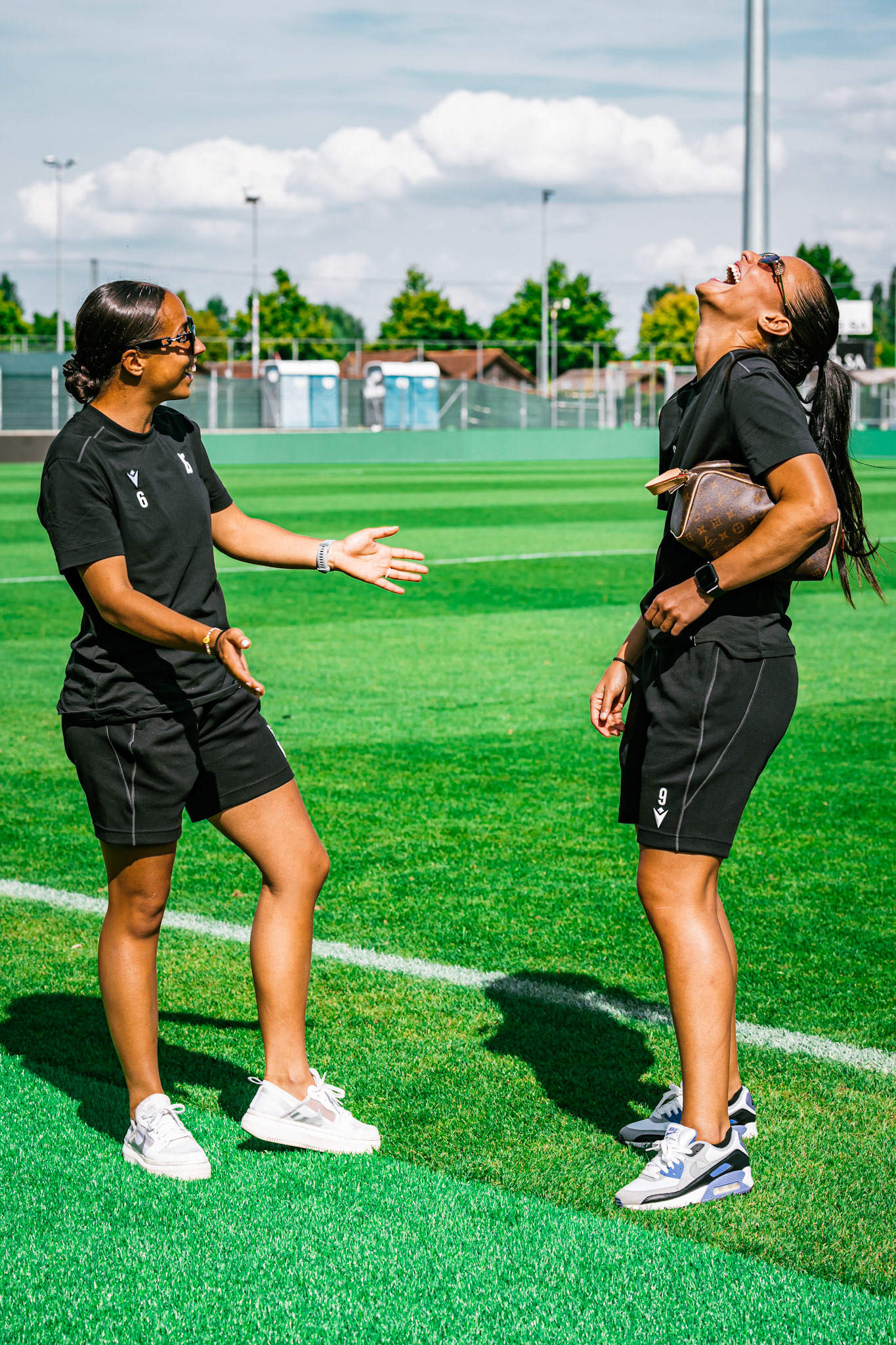 Match championnat LNB féminine opposant Yverdon Sport FC et FC Schlieren au Stade Municipal. (Christian António/LibsVisuals.com)