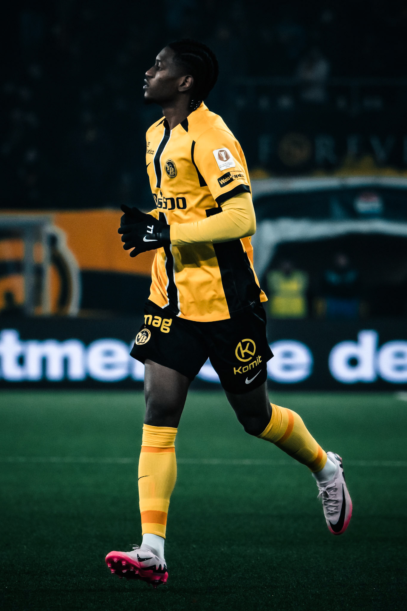 Joël Monteiro, Milieu du BSC Young Boys lors du match entre BSC Young Boys et FC Winterthur au Stadion Wankdorf. (Christian António/LibsVisuals.com)