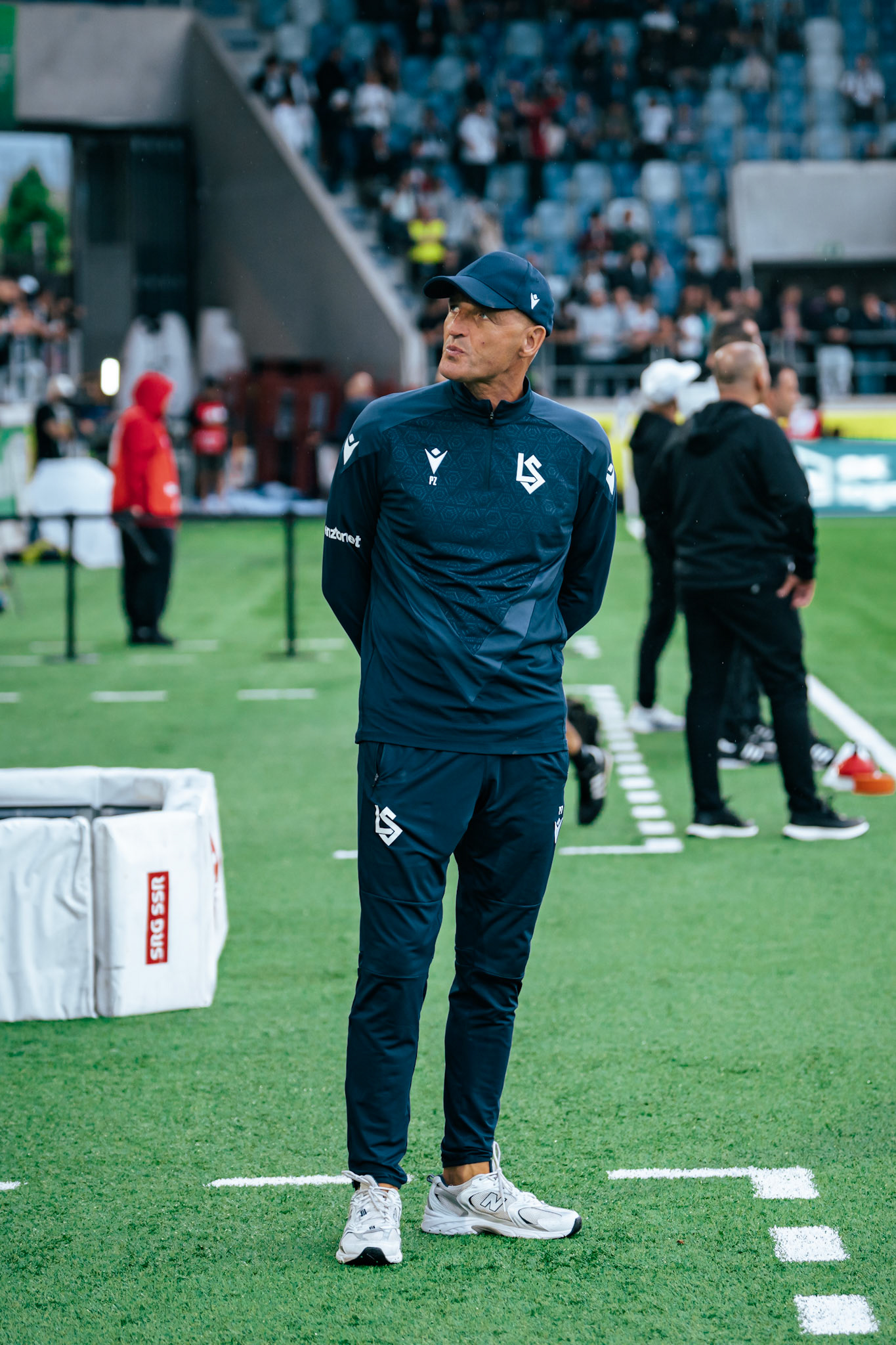 Match aller du tour de barrage de l’UEFA Europa Conference League 2025/26 opposant Lausanne-Sport et le Beşiktaş JK au Stade de la Tuilière. (Christian António/LibsVisuals.com)