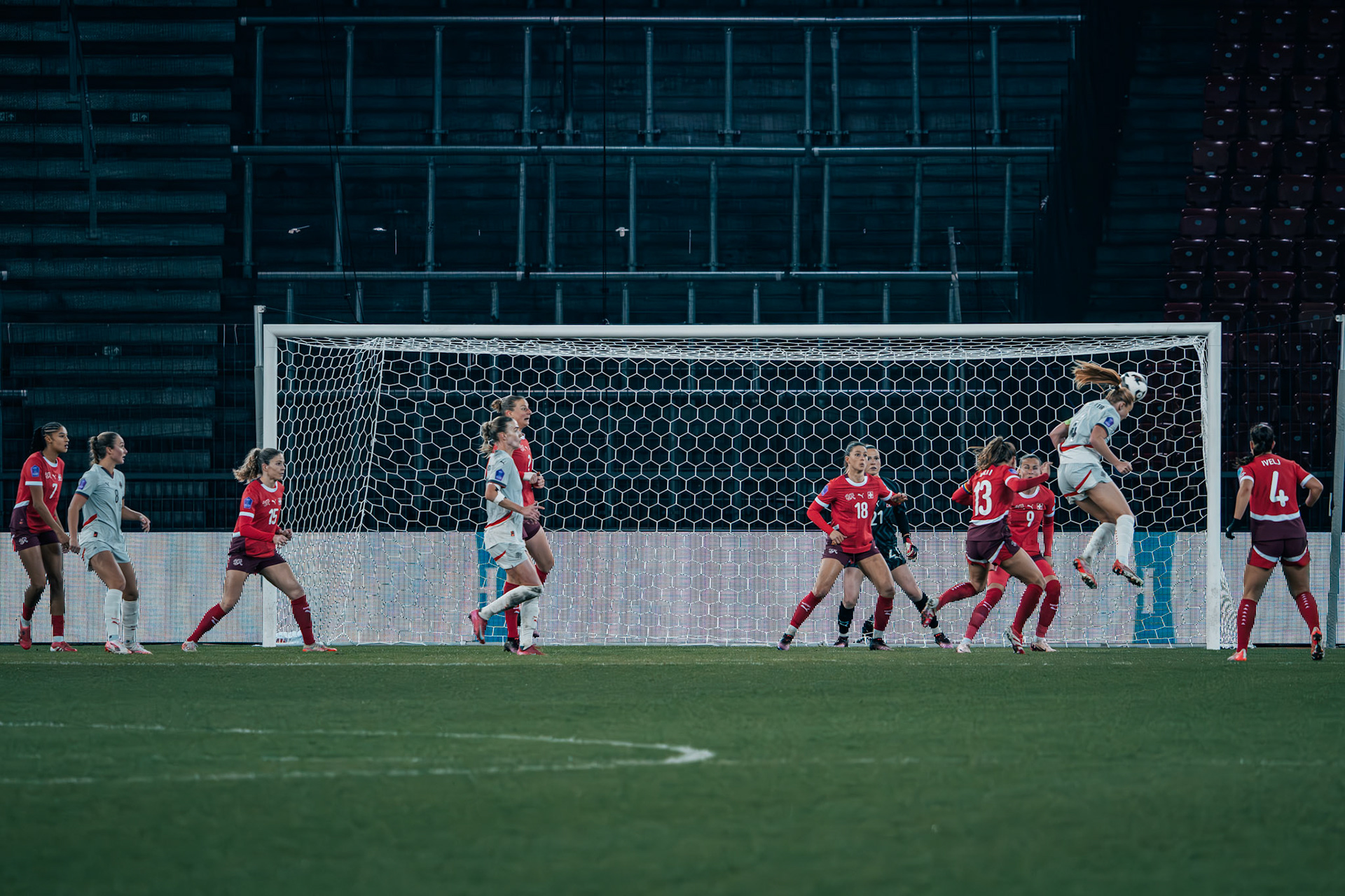 UEFA Women's Nations League Suisse - Islande au Stadion Letzigrund. (Christian António/LibsVisuals.com)