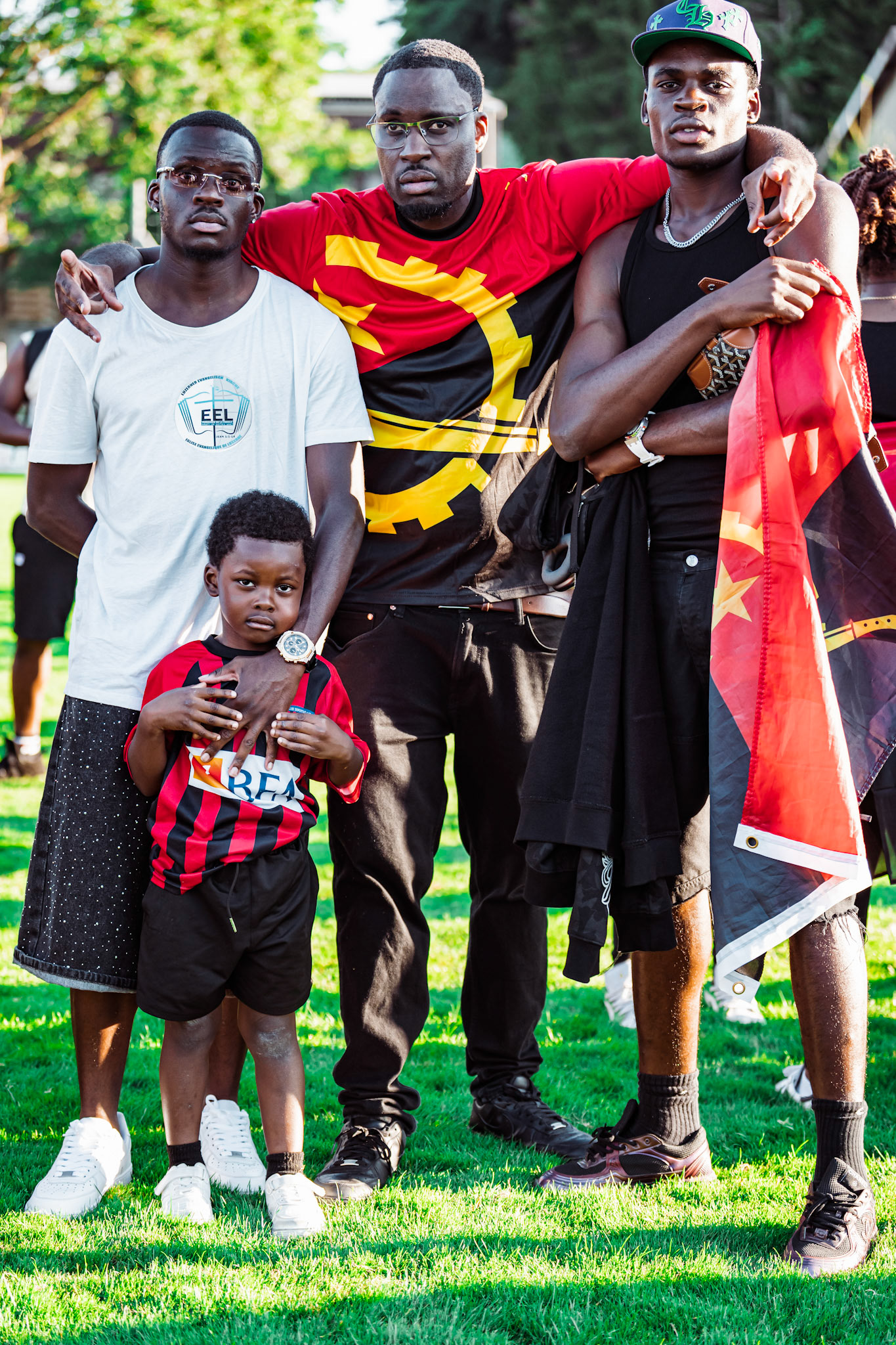 Match amical opposant l’Angola et le Cap-Vert (CanFribourg) au Terrain Communal de Corminboeuf. (Christian António/LibsVisuals.com)