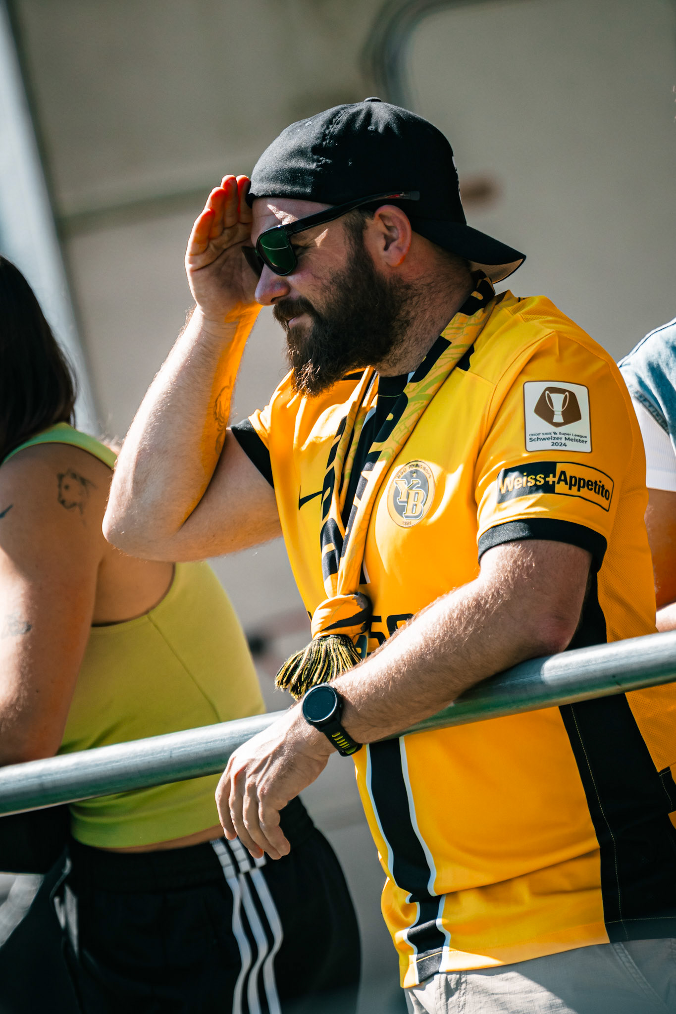 Match de l’AXA Women’s Super League opposant BSC YB Frauen et Servette FC Chênois Féminin au Spitalacker (Kunstrasenfeld), Bern. (Christian António/LibsVisuals.com)