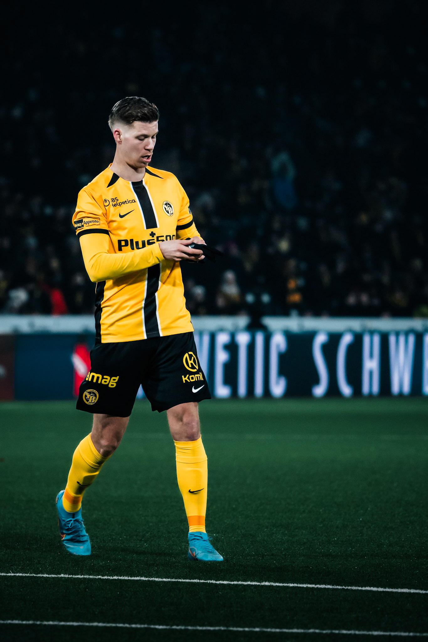 Cedric Itten, Attaquant du BSC Young Boys lors du match entre BSC Young Boys et FC Winterthur au Stadion Wankdorf. (Christian António/LibsVisuals.com)