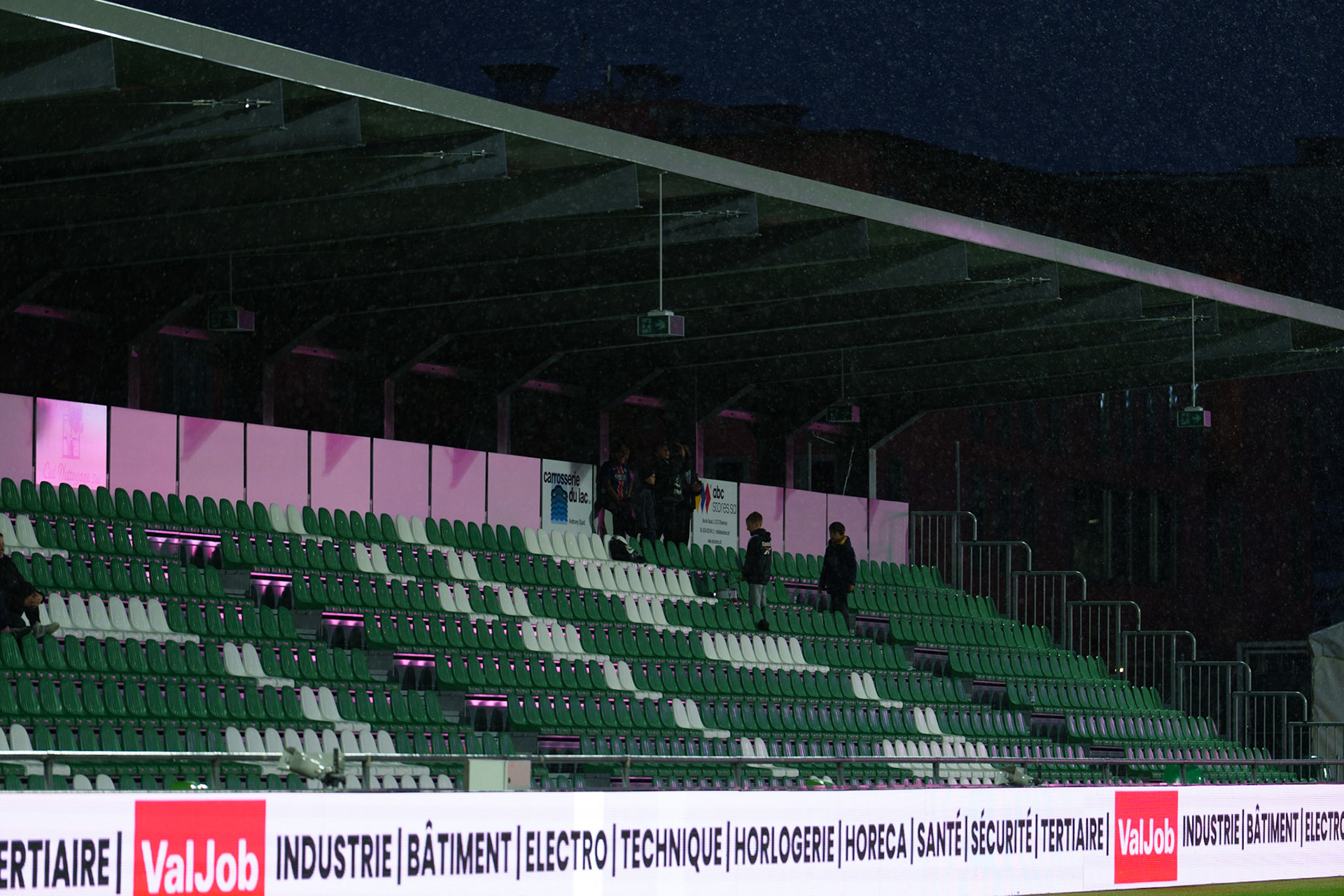 Match de championnat LNB féminine opposant Yverdon Sport FC et le FC Lugano au Stade Municipal, Yverdon-les-Bains. (Christian António / LibsVisuals.com)