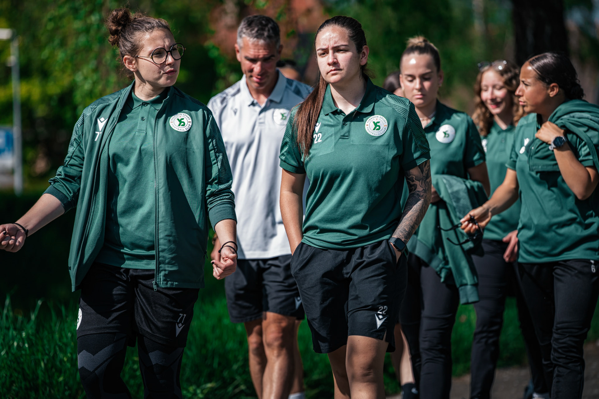 Yverdon Sport FC et FC Rapperswil-Jona au Stade Municipal. (Christian António/LibsVisuals.com)
