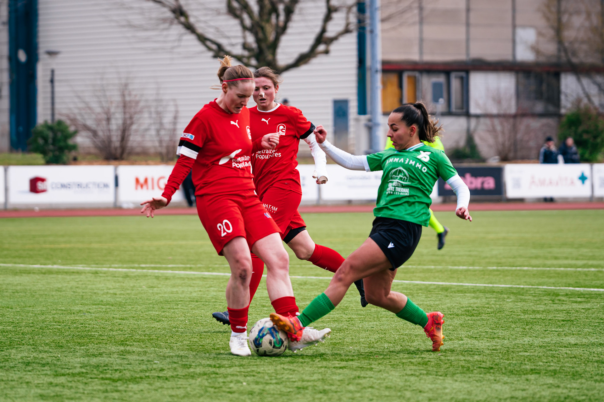 Match Amical entre FC Renens et Yverdon Sport FC au Stade sportif du Croset. (Christian António/LibsVisuals.com)