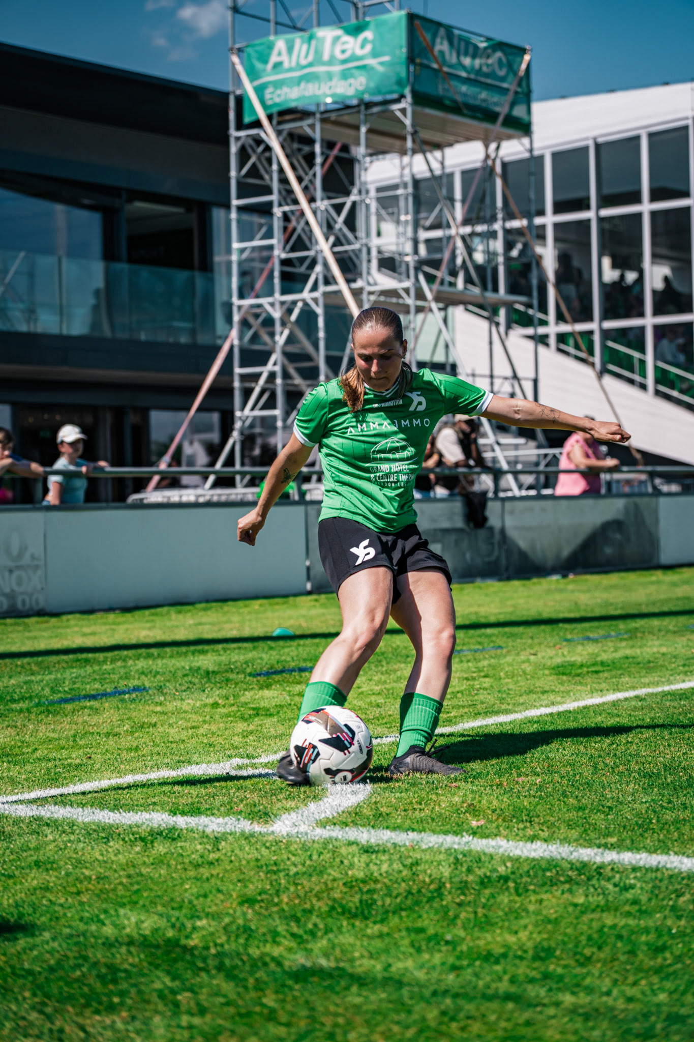 Yverdon Sport FC et FC Schlieren au Stade Municipal. (Christian António/LibsVisuals.com)