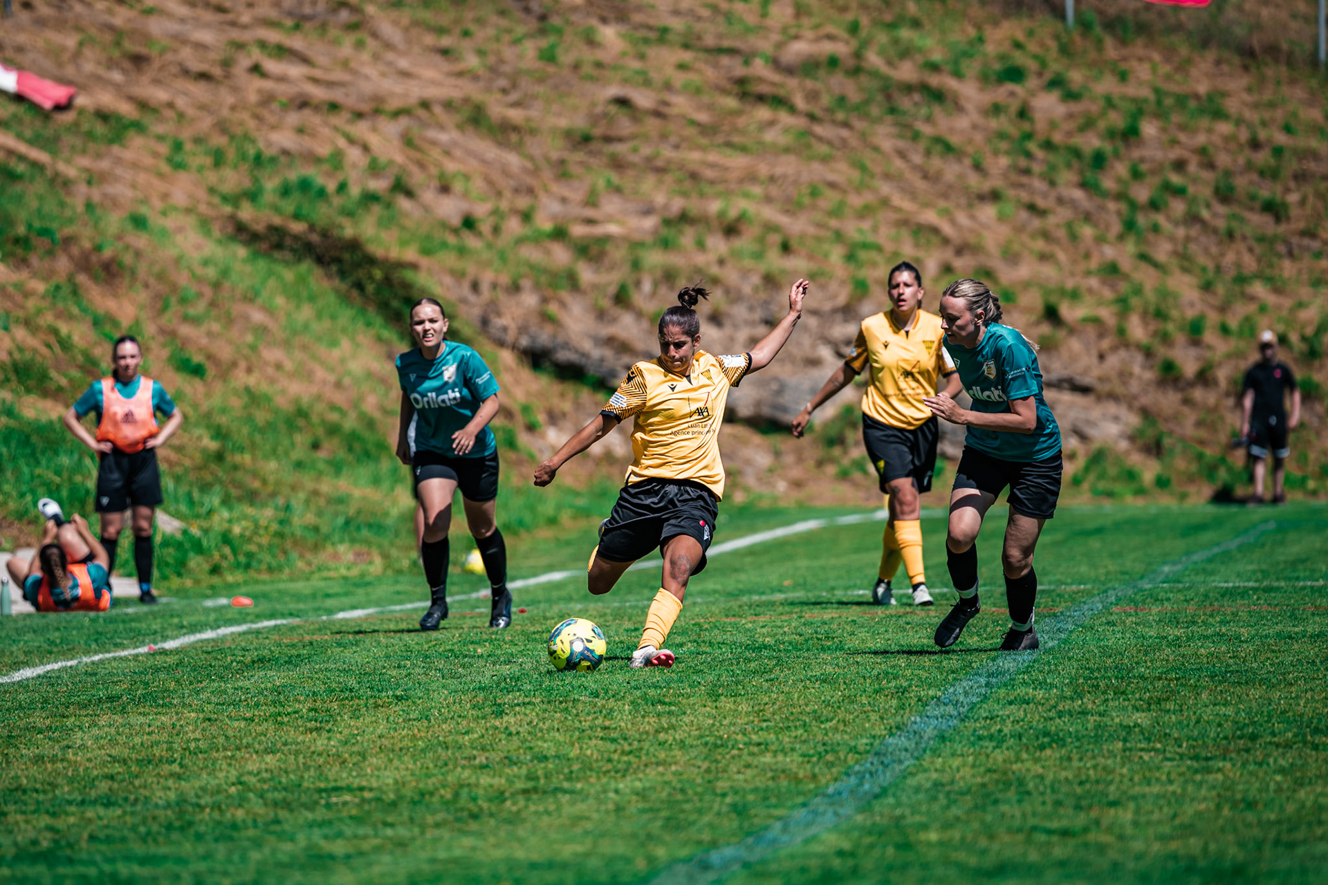 FC Aigle - FC Echallens Région I au Stade des Ruvines. (Christian António/LibsVisuals.com)