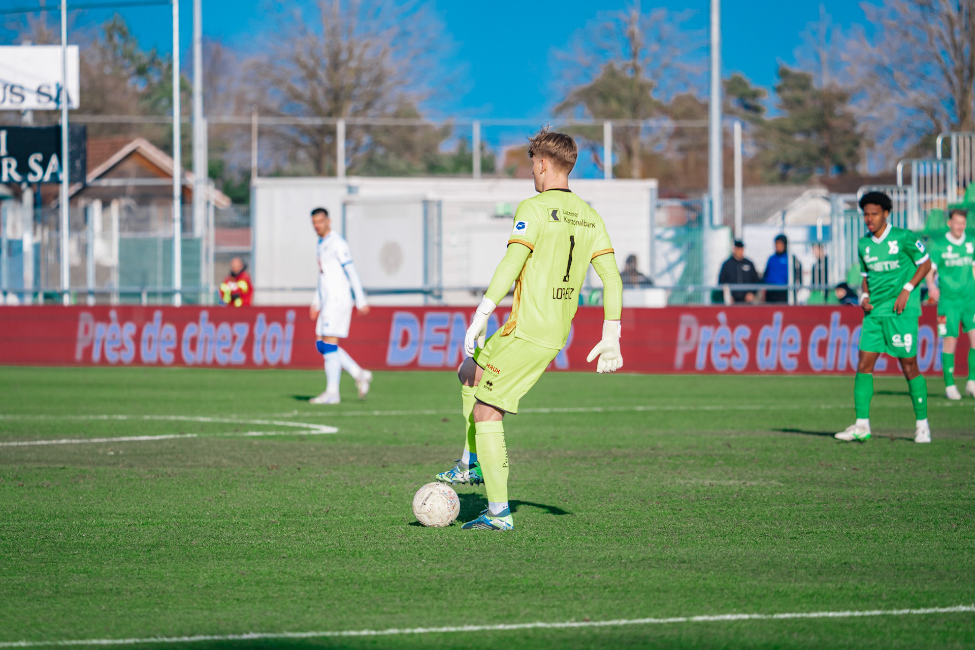 Yverdon Sport FC et FC Luzern au Stade Municipal. (Christian António/LibsVisuals.com)