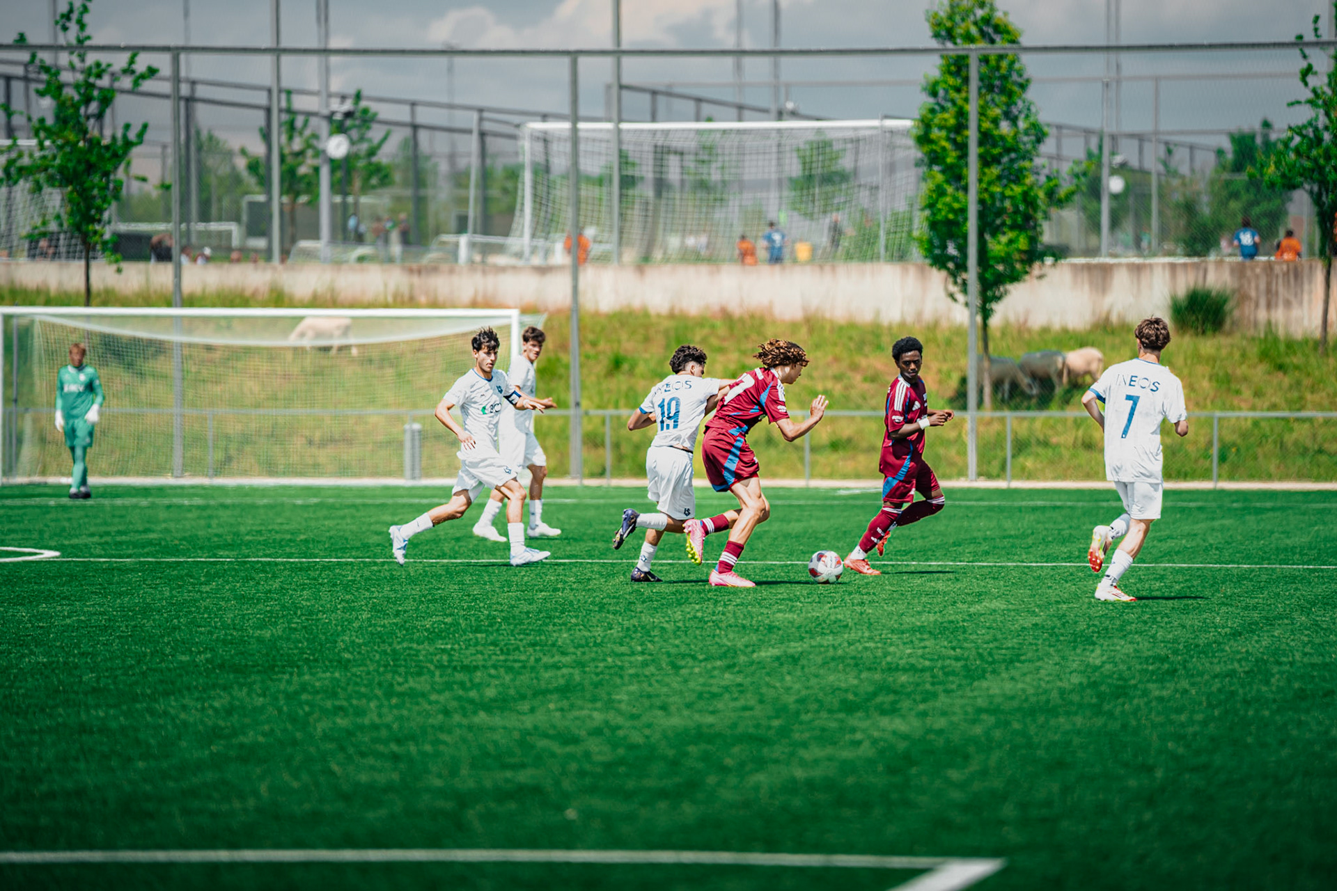 FC Lausanne-Sport M-17 et Servette FC M-17 au Centre sportif+ Stade de la Tuilière. (Christian António/LibsVisuals.com)